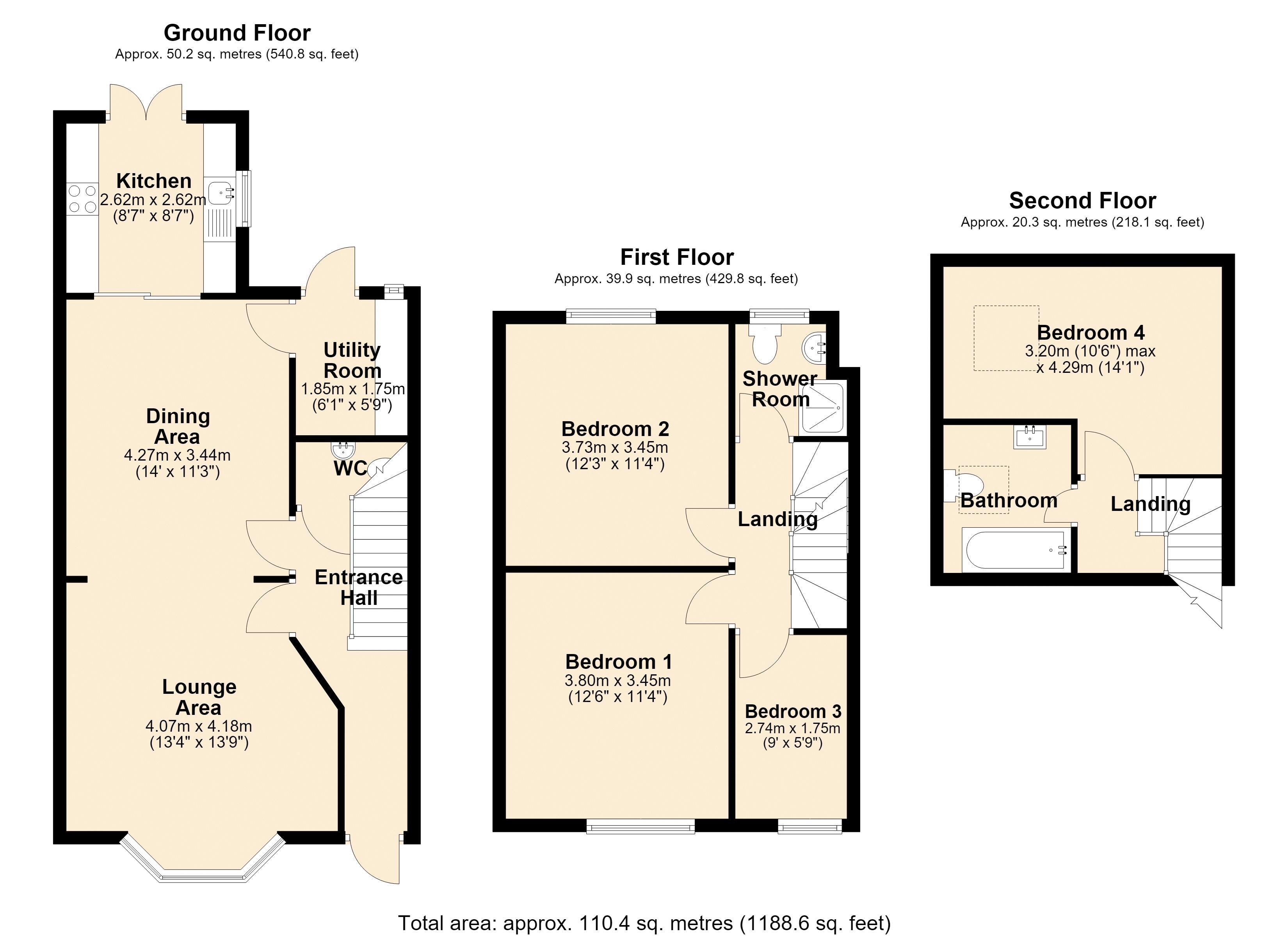 101, Butler Road, Harrow floorplan