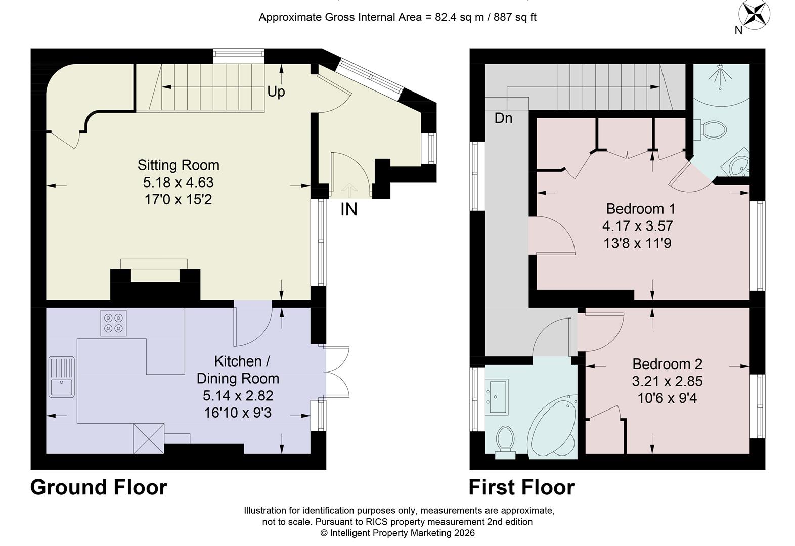 The Old Gate House, 11, Church Garth, Otley floorplan