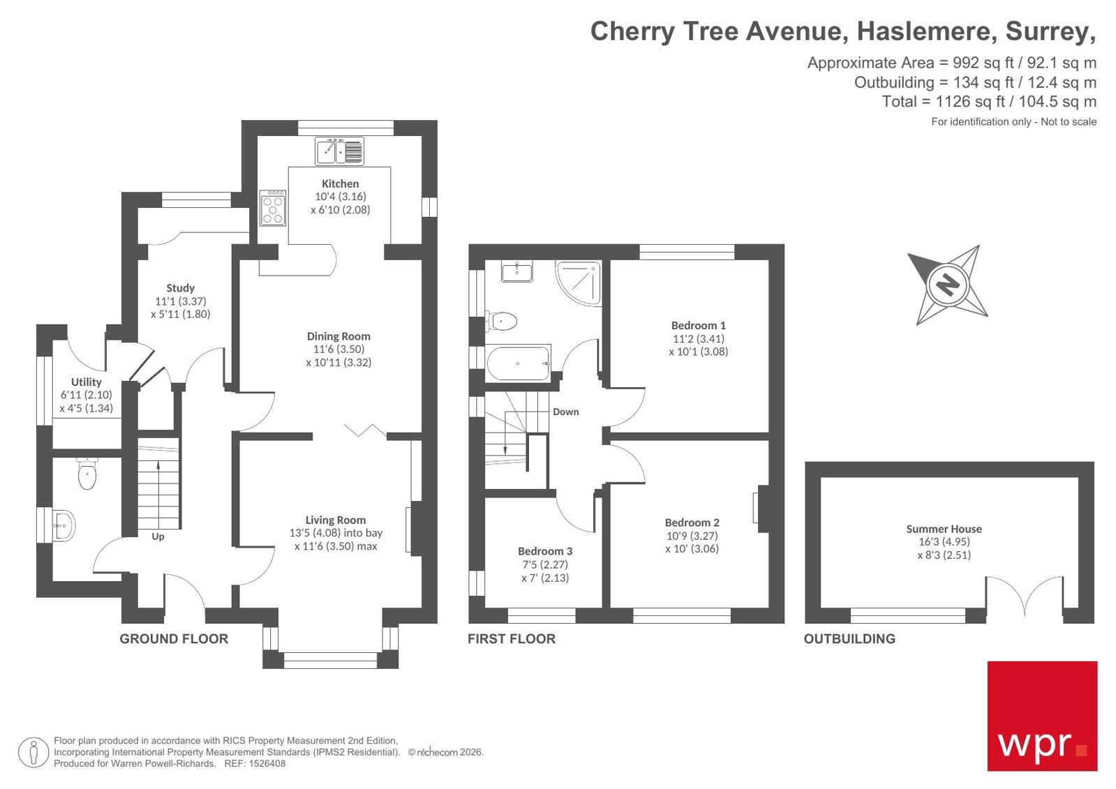 12, Cherry Tree Avenue, Surrey floorplan