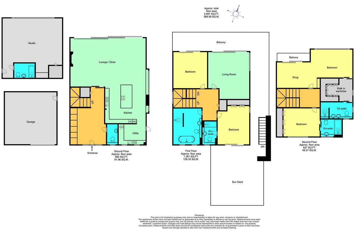10, Admiralty Walk, Whitstable floorplan