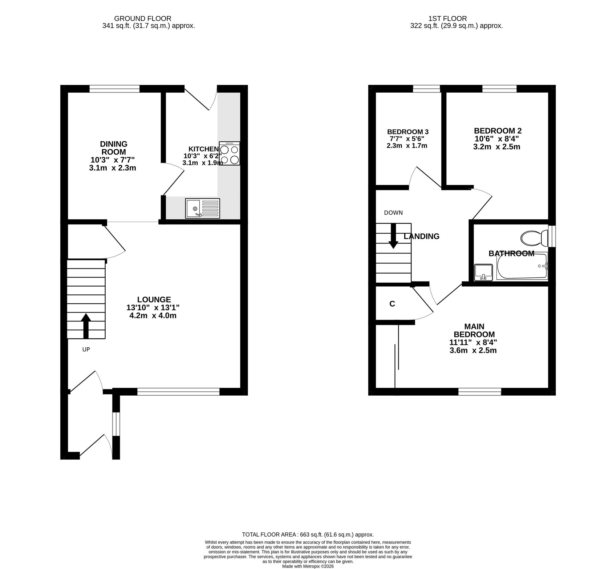 99 Bishops Park, Livingston floorplan