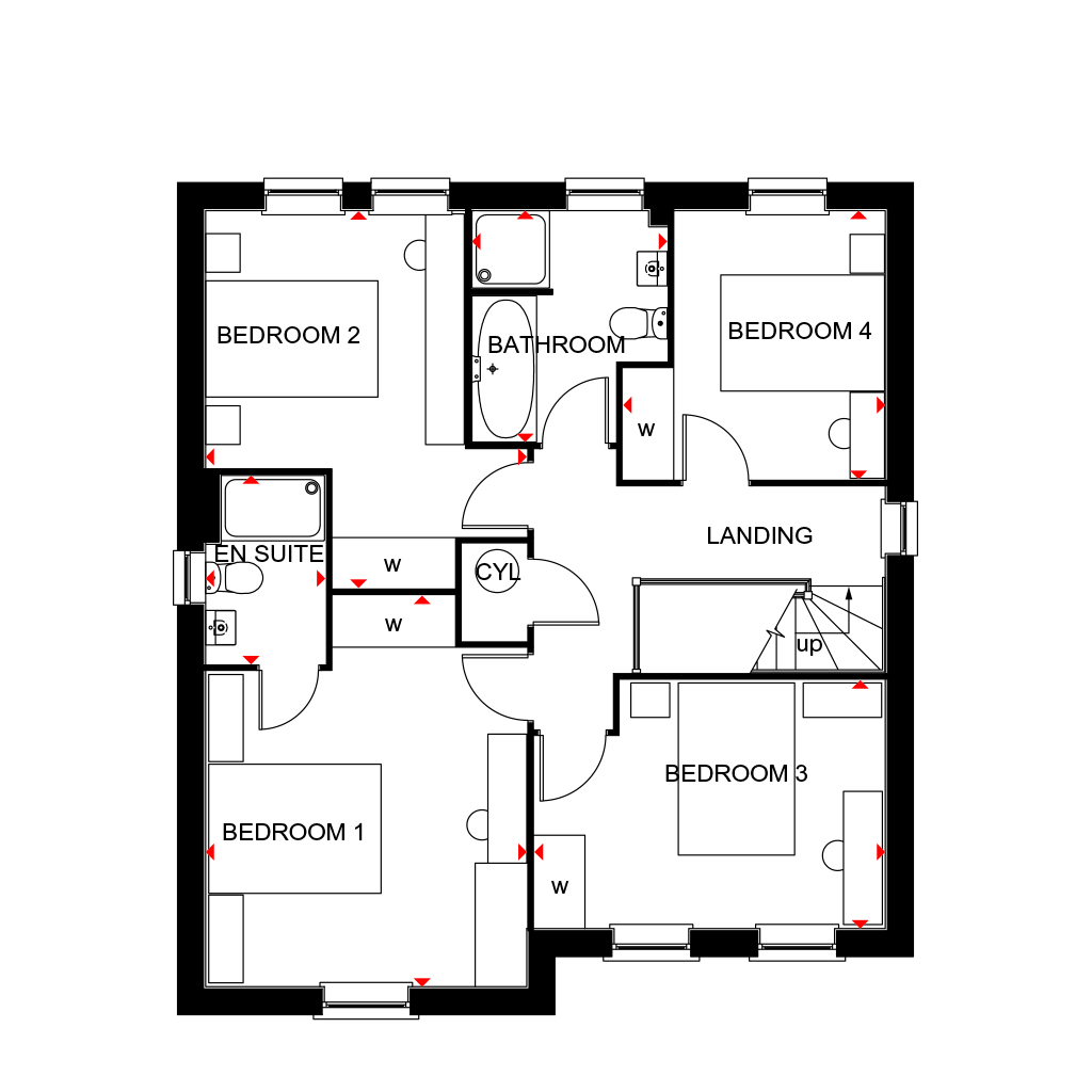 "Holden" at Carkeel, Saltash PL12, 4 bedroom detached house for sale