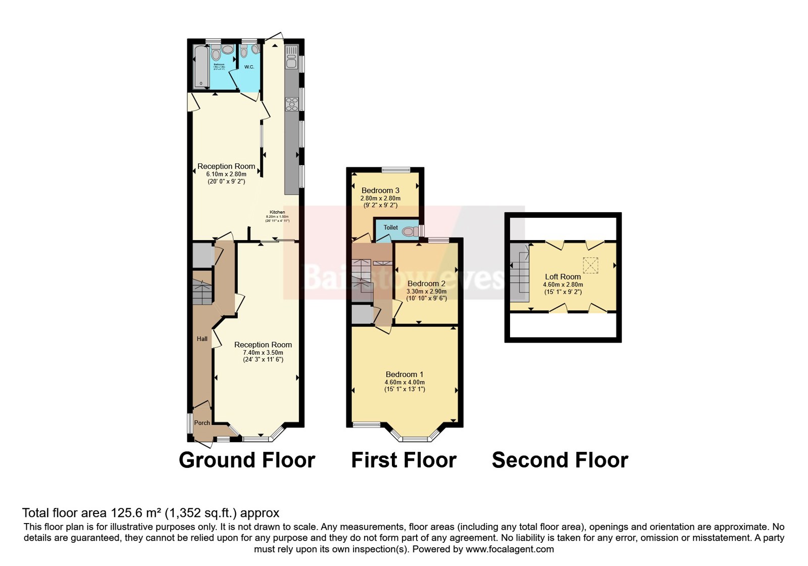 Henley Road, Ilford, London, IG1 floorplan