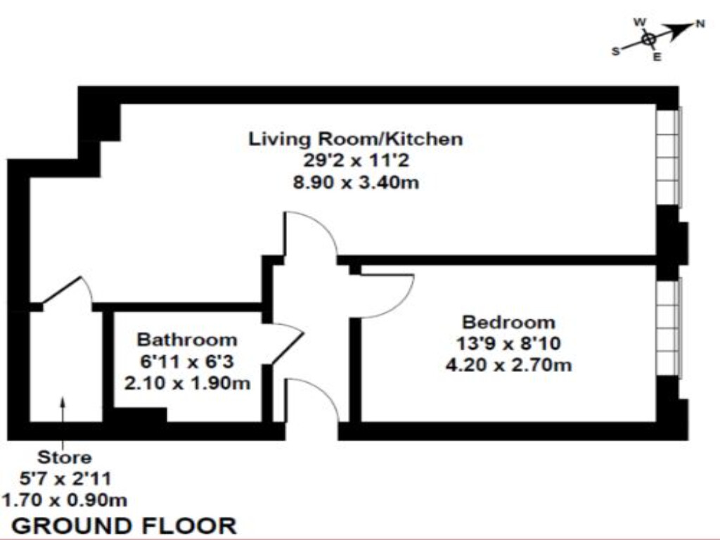 Apartment 5, Fountain Lofts, 47-55, Fountain Lofts, Alcester Street, Birmingham floorplan