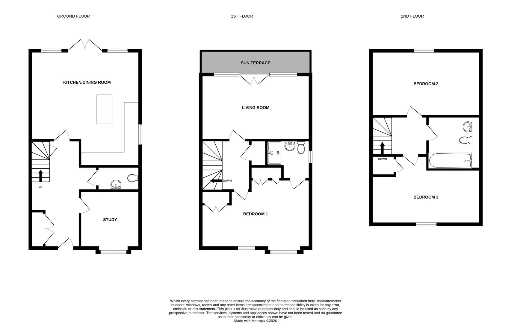54, Oaks Lane, Surrey floorplan