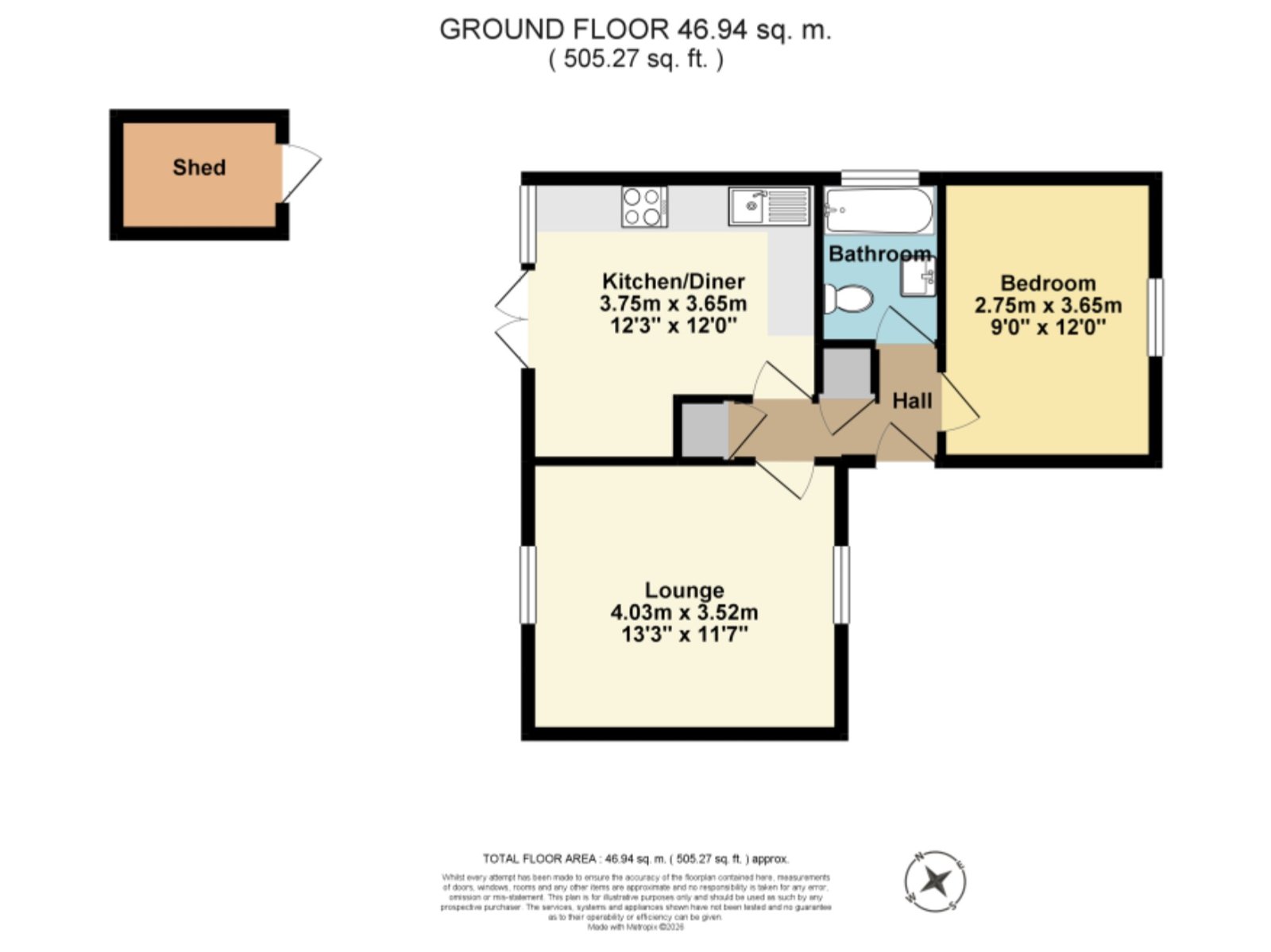1, William Pitt Avenue, Kent floorplan