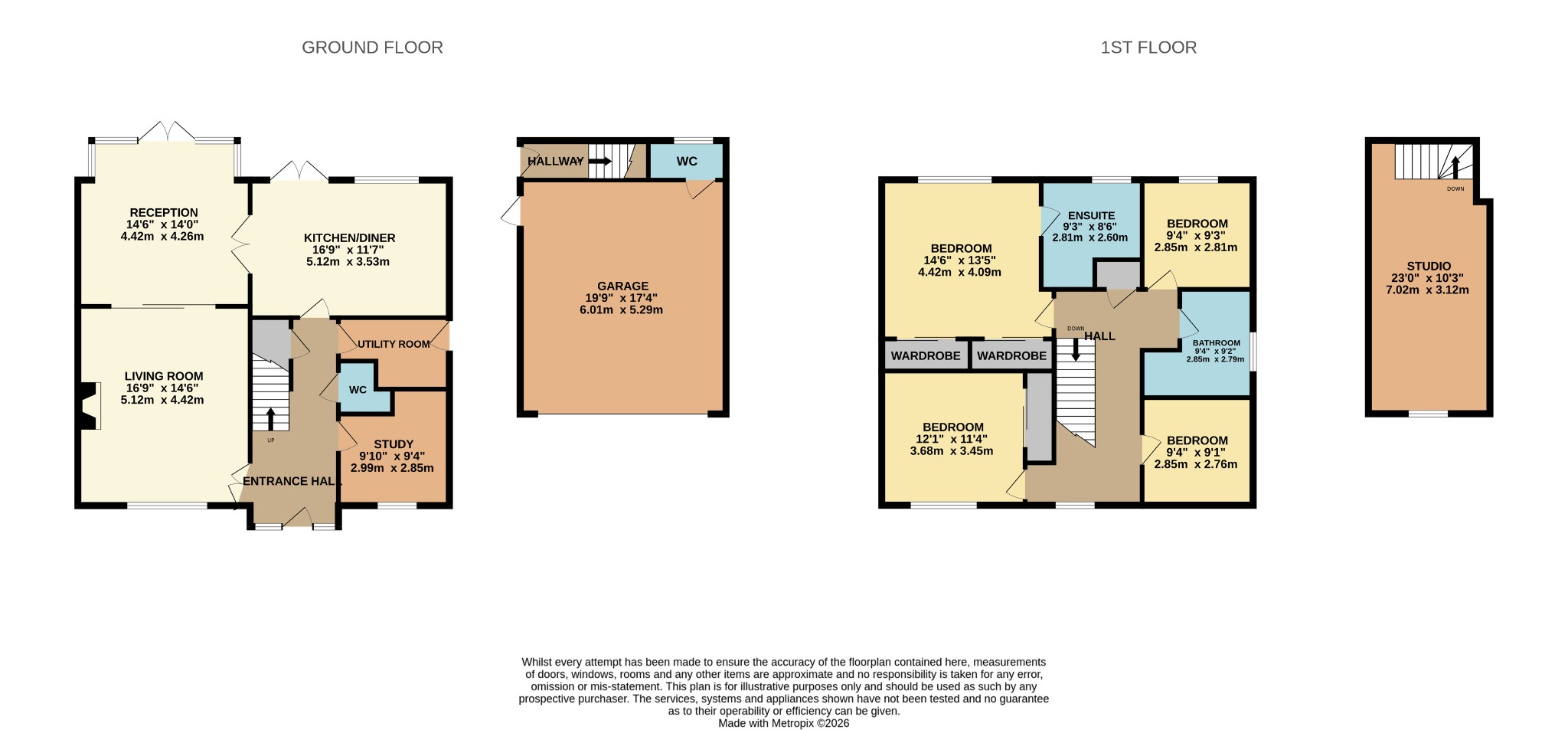 7 Marsh Road, Ambrosden, Oxfordshire floorplan