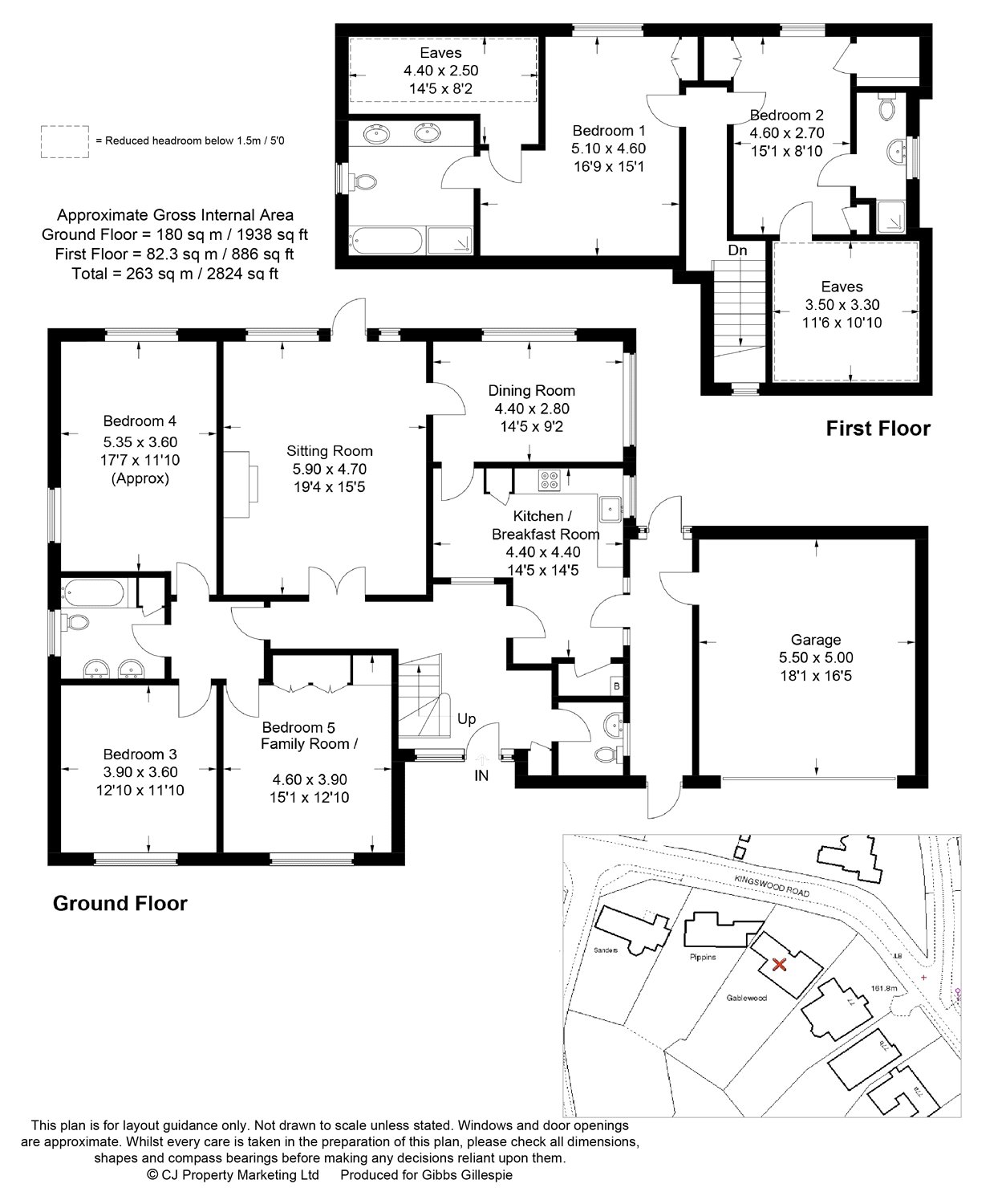 5 Bedrooms Detached house for sale in Gablewood, Kingswood Road, Penn HP10