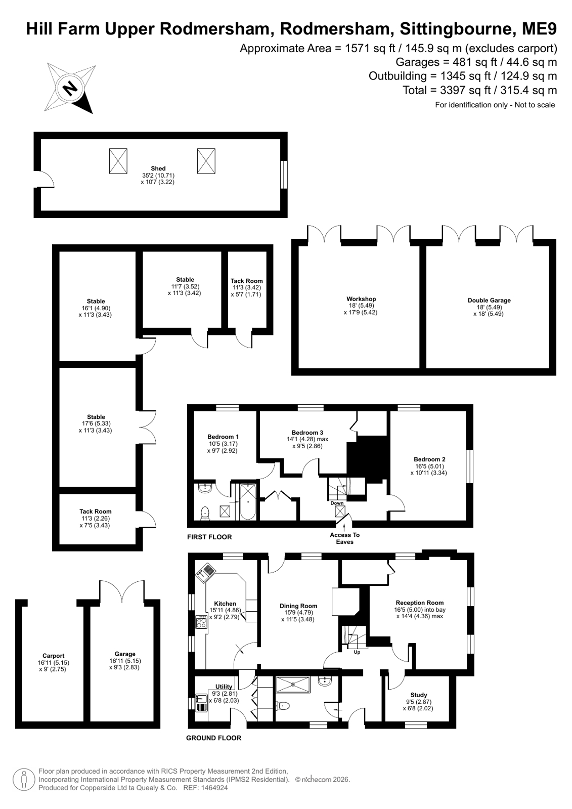 Hill Farm,, Upper Rodmersham, Sittingbourne floorplan
