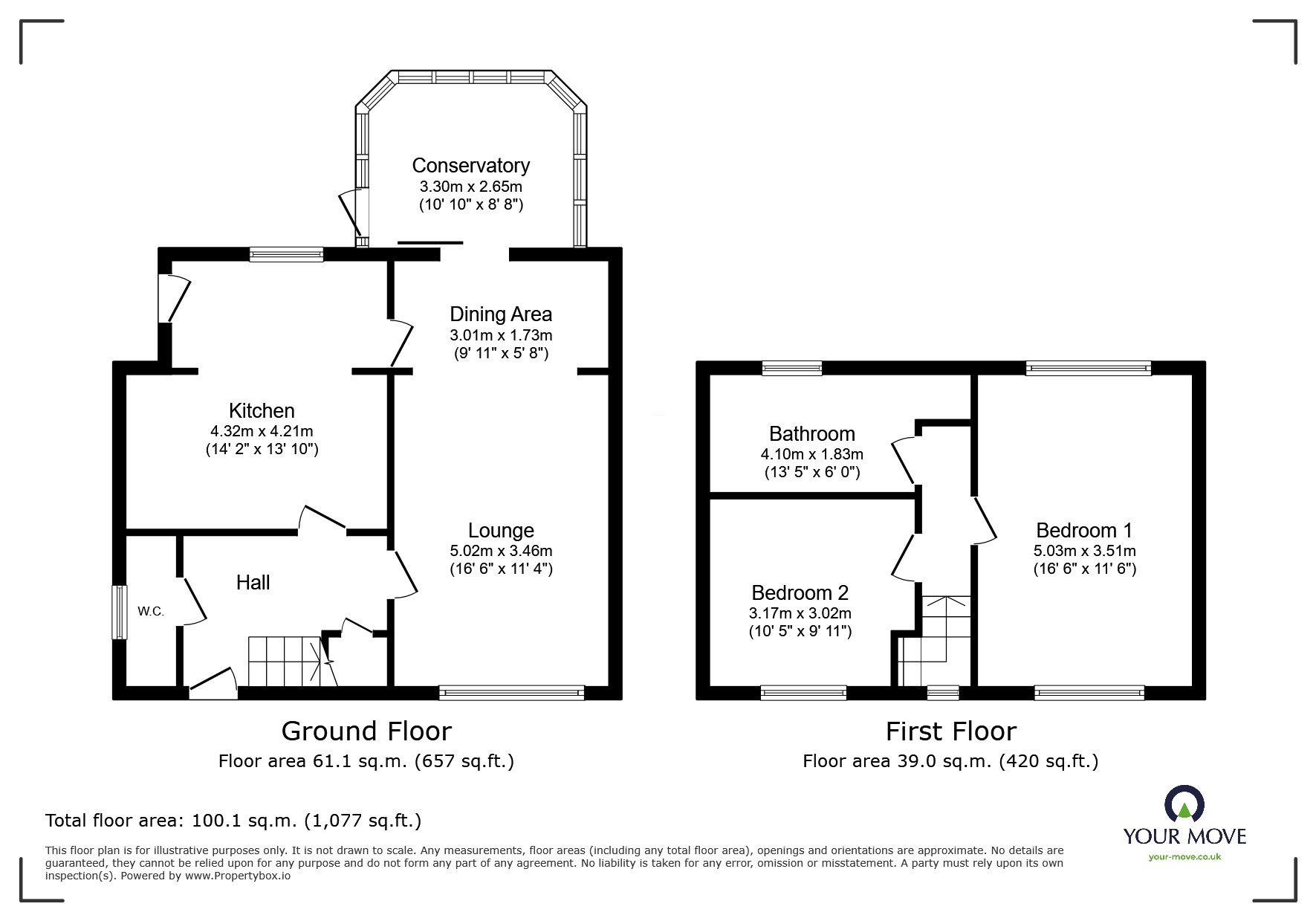 27, Woodlands Terrace, Doncaster floorplan