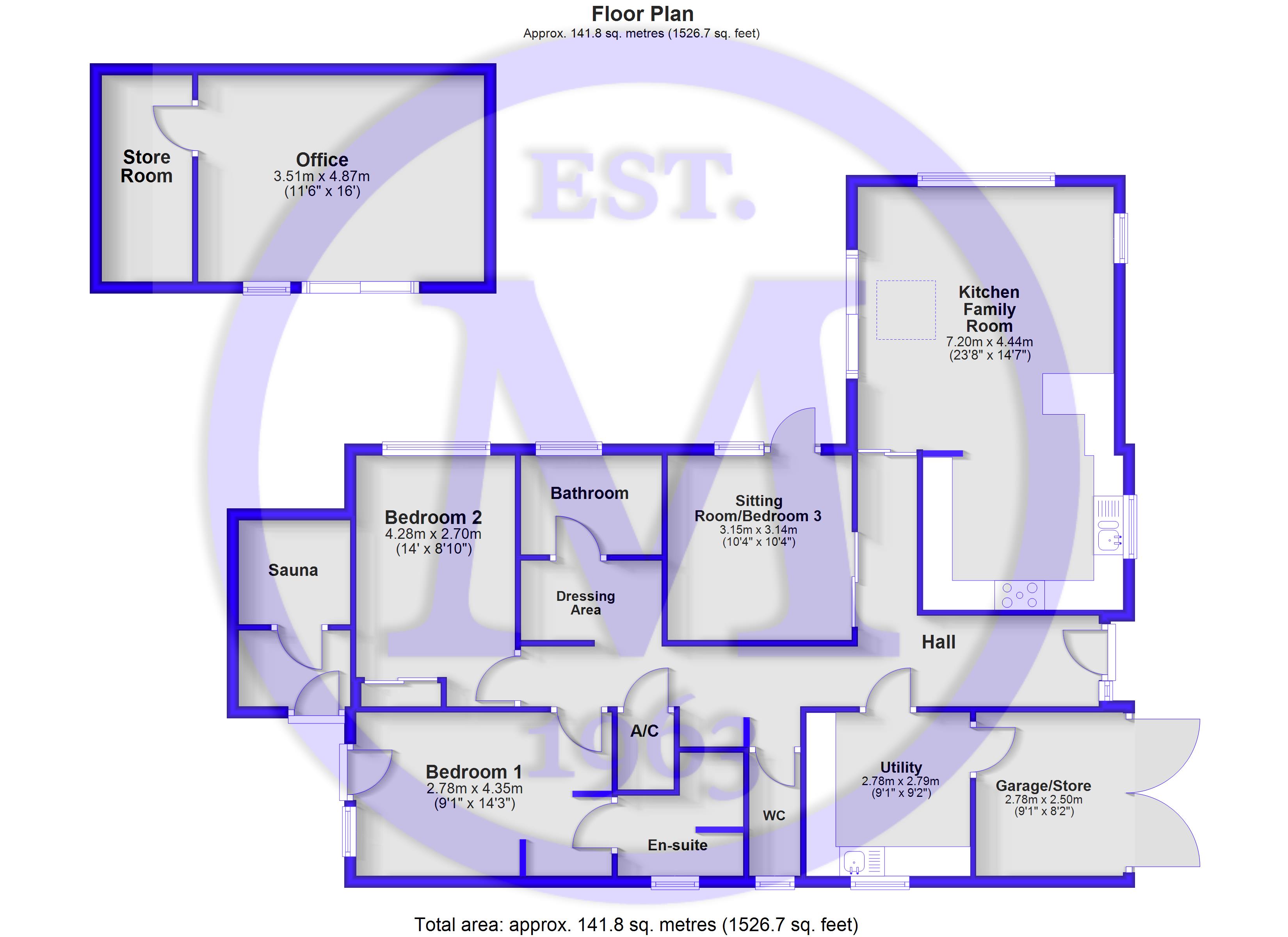 Chestnut Lodge,, Southern Lane, New Milton floorplan
