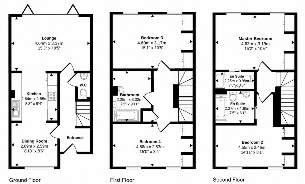 Plot 1 Harrington Place Aycliffe Road, Borehamwood floorplan