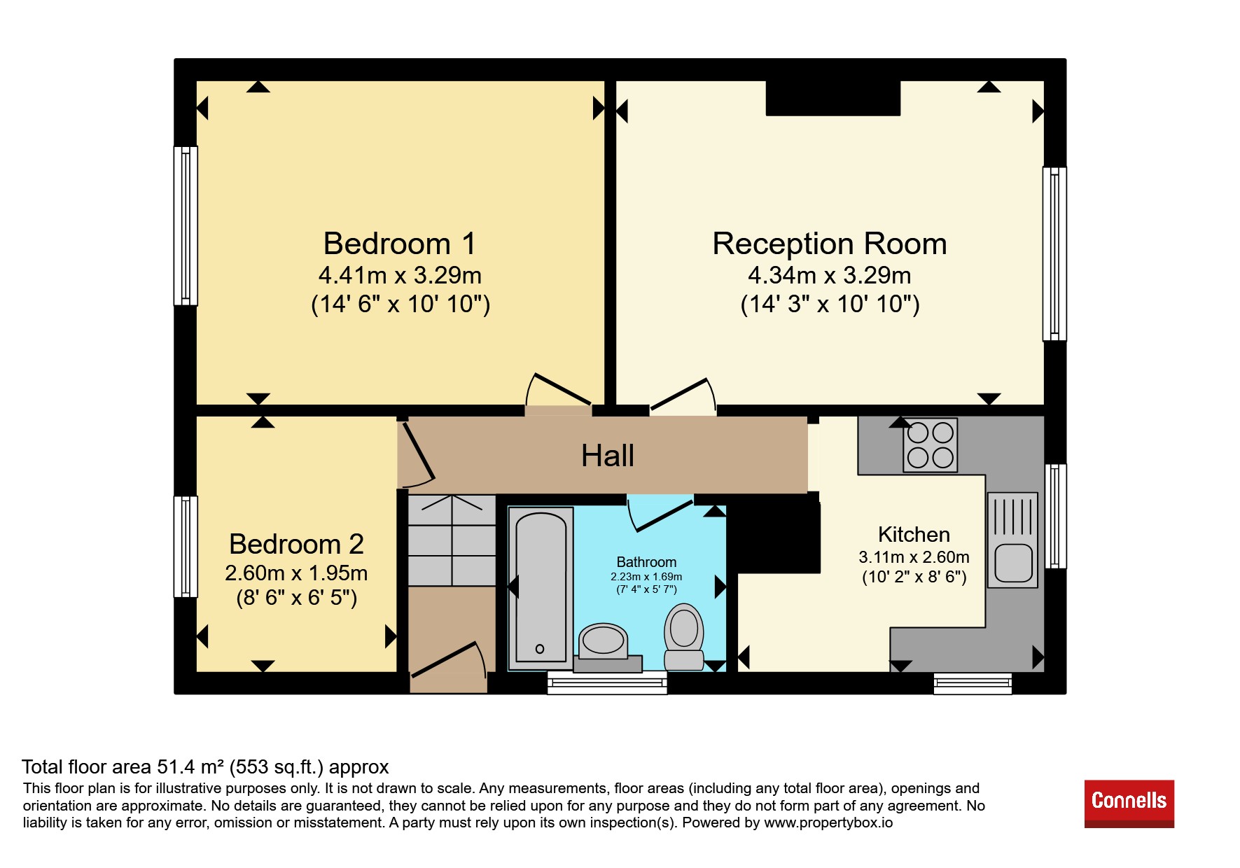 32, Methuen Close, Edgware floorplan