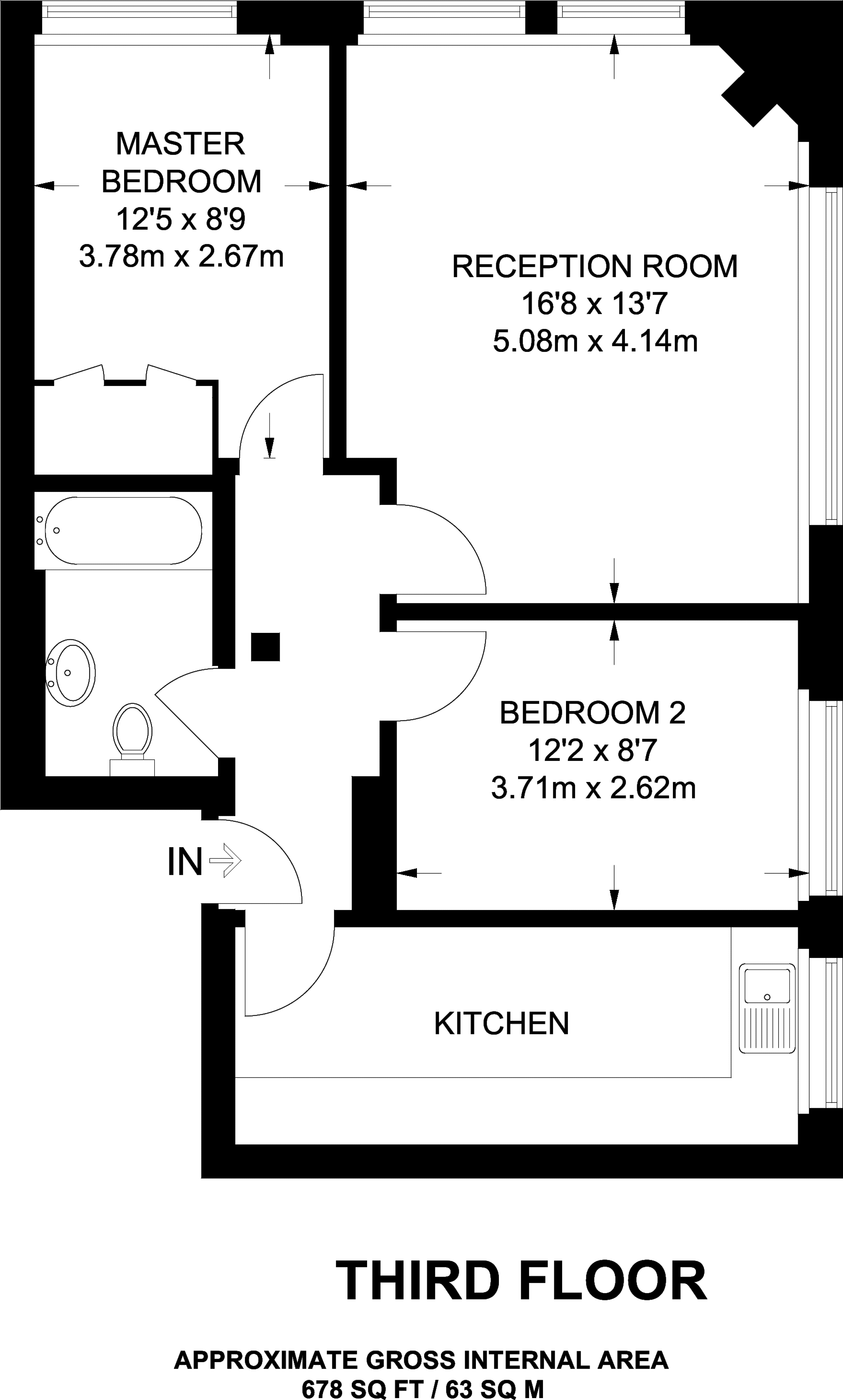 2 Bedrooms Flat to rent in Berry Street, Clerkenwell EC1V