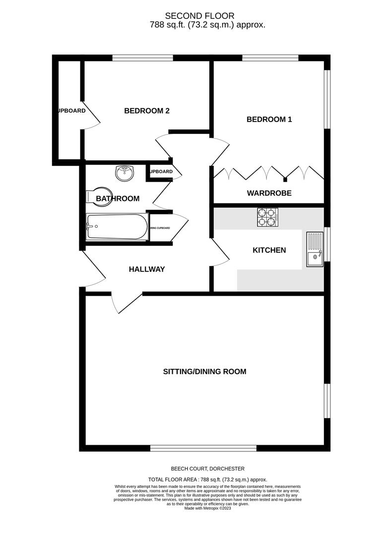 South Walks Road, Dorchester DT1, 2 bedroom flat for sale 65284421
