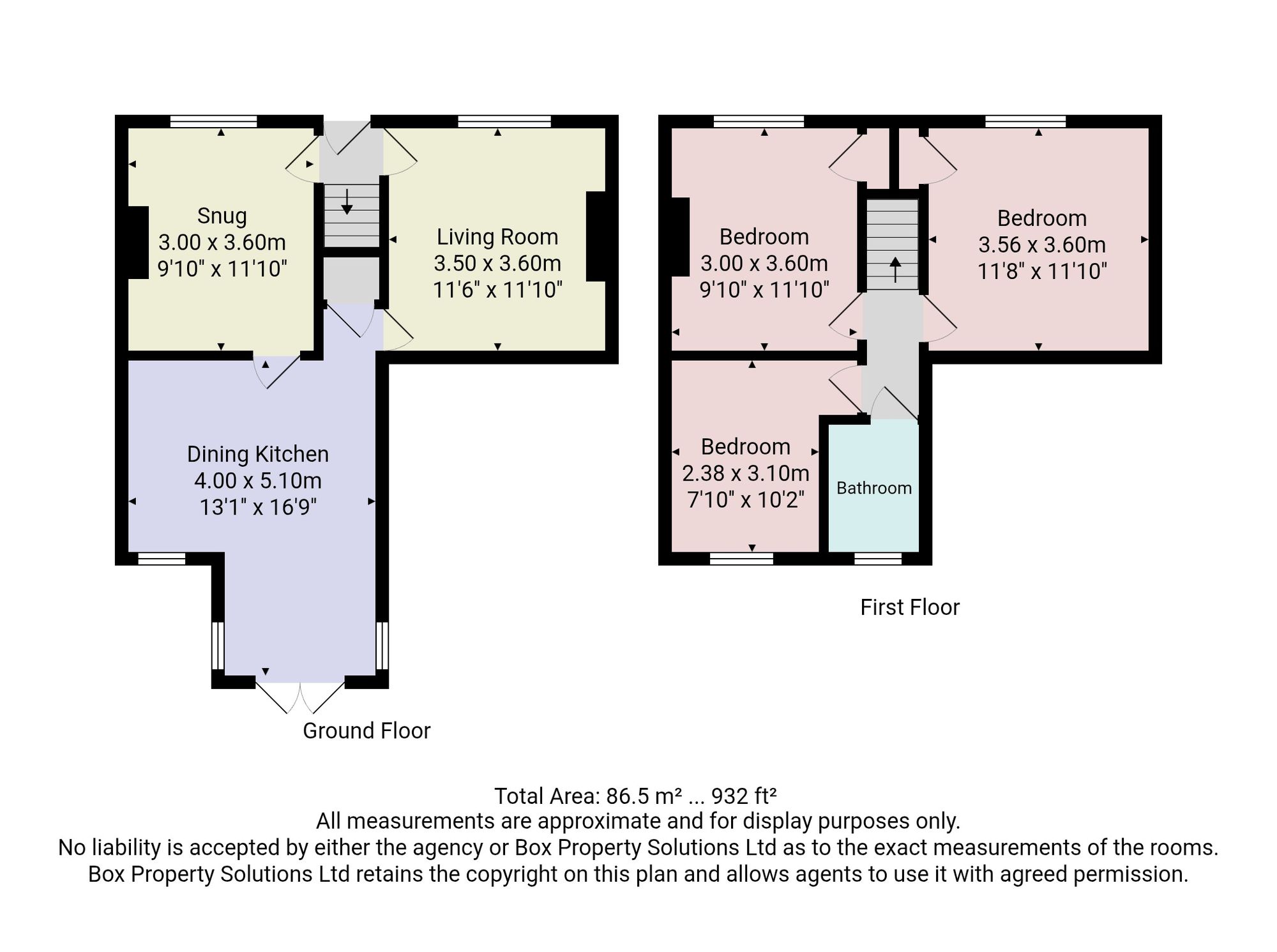2 Valley Mount, Harrogate floorplan