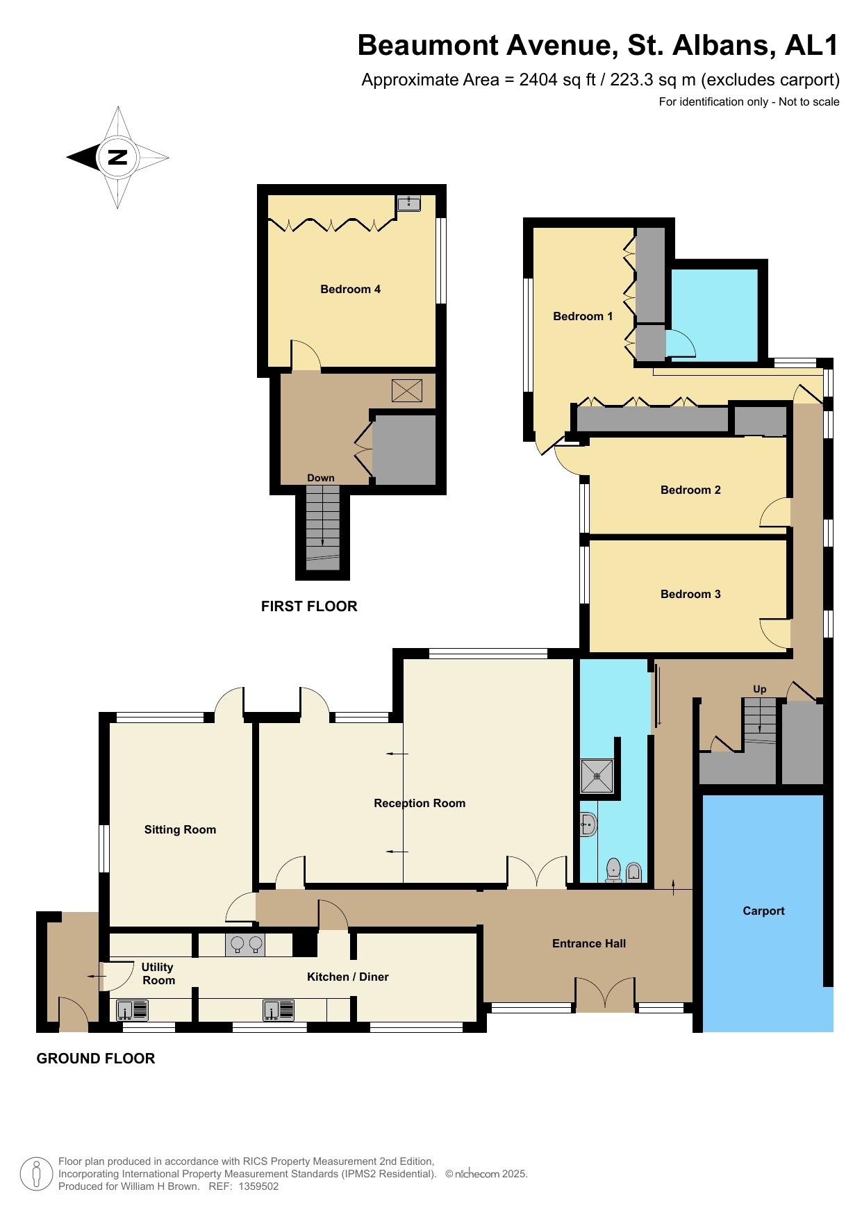27, Beaumont Avenue, St. Albans floorplan