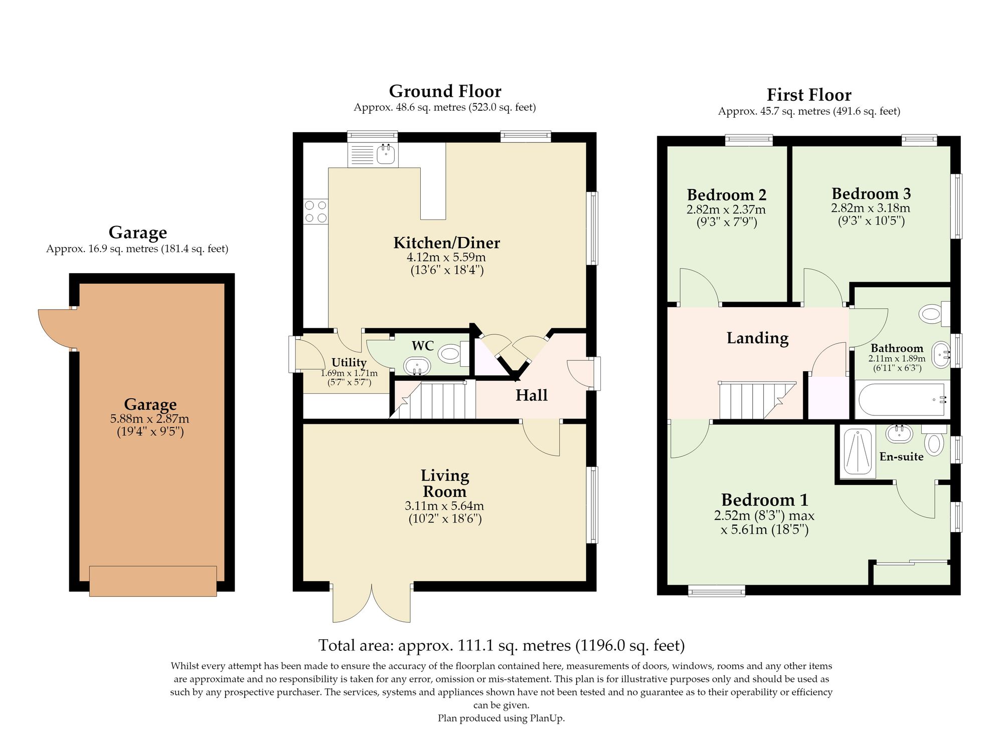2 Hare Crescent, Norwich floorplan