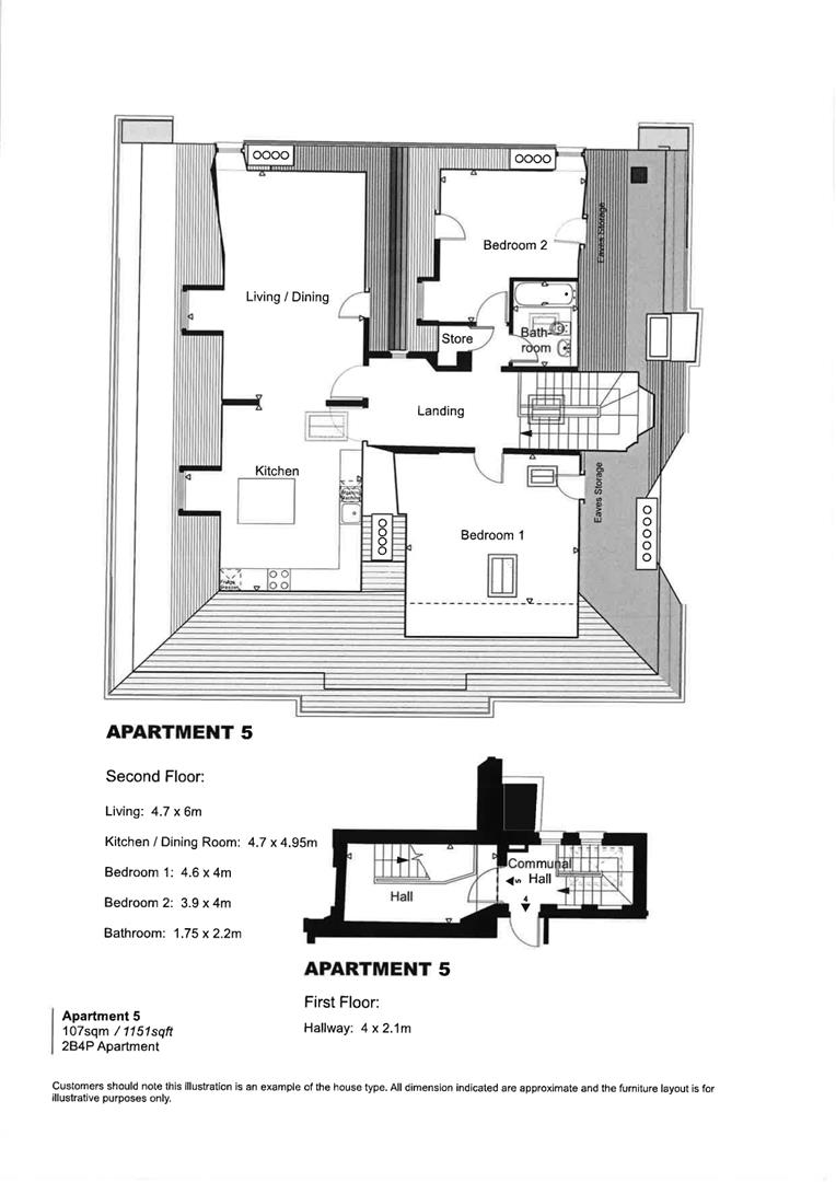 Flat 5, Riversvale, Litchdon Street, Barnstaple floorplan