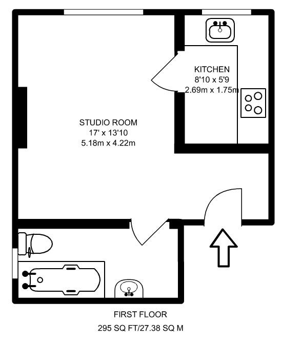 0 Bedrooms Studio to rent in Mount View Road, Crouch End N4
