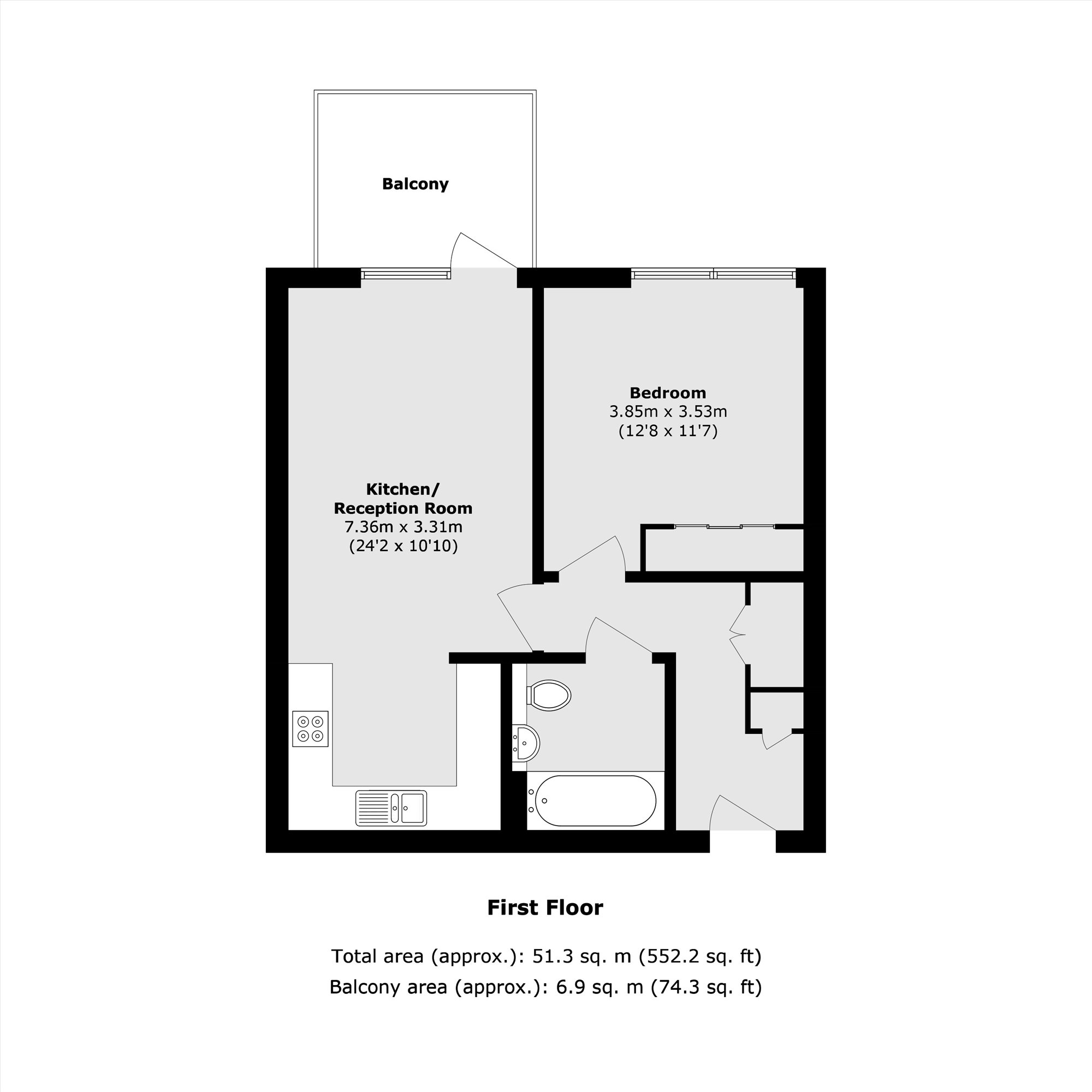 13 Greenacres House, 32, Knaresborough Drive, London floorplan