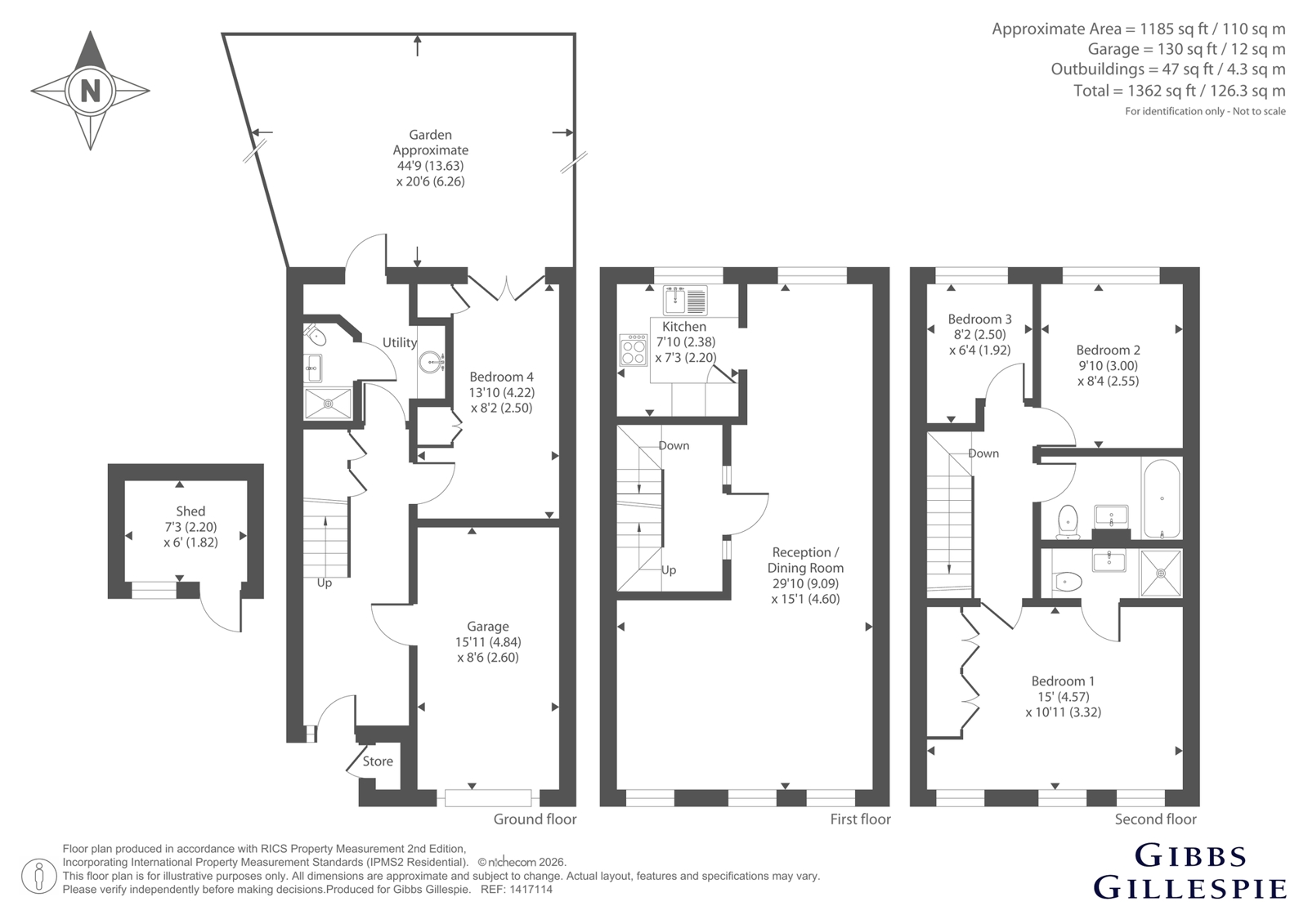 7, Chester Road, Middlesex floorplan