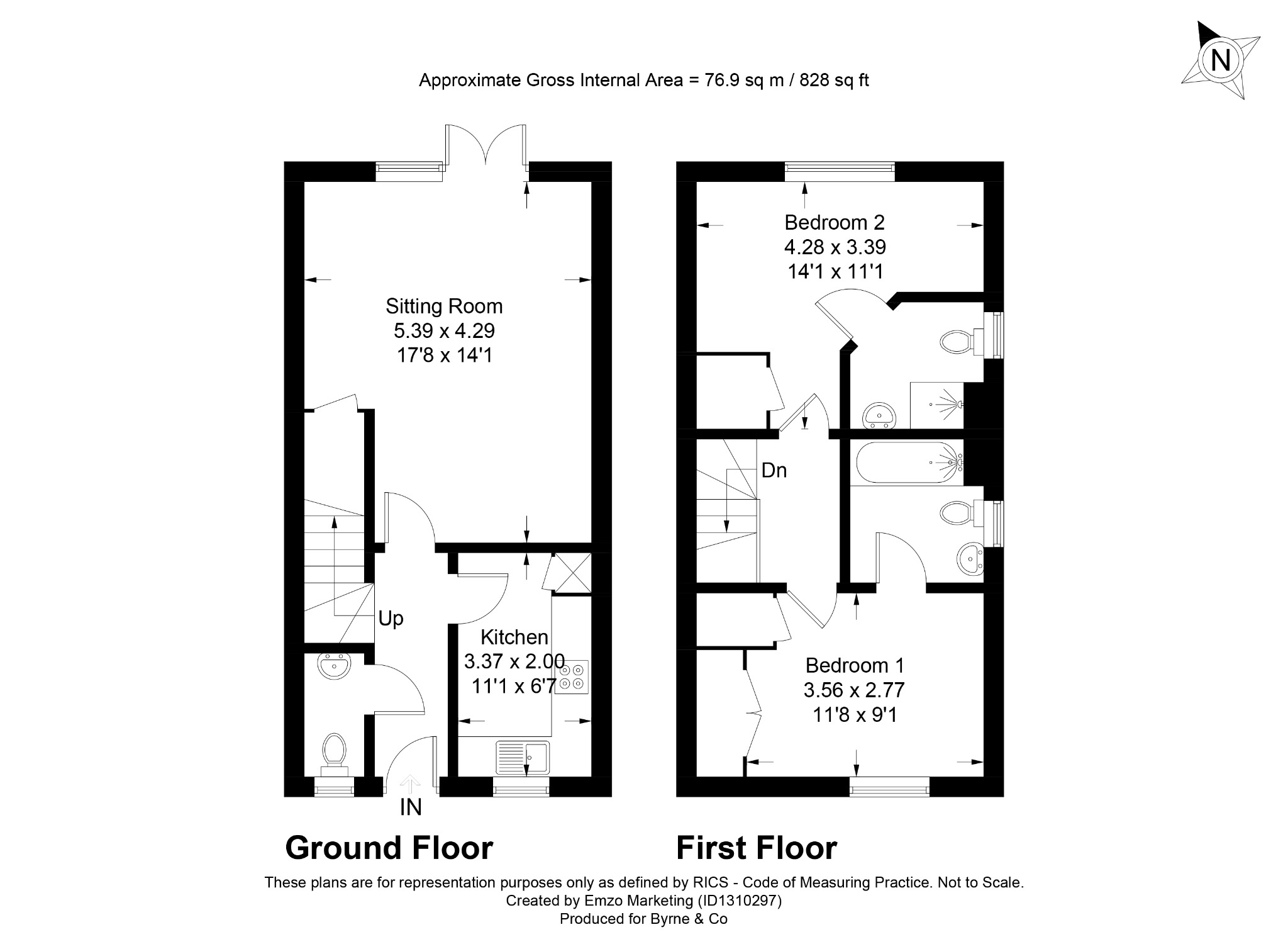 64 Draper Road, Wickham, Fareham floorplan