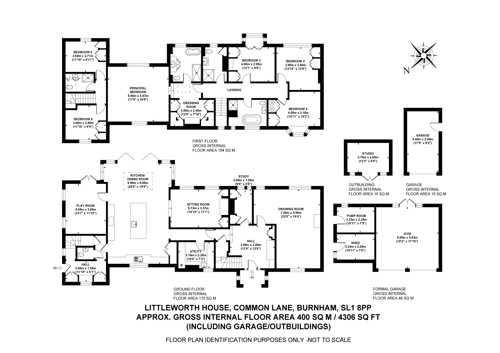 Littleworth House,, Common Lane, Burnham floorplan