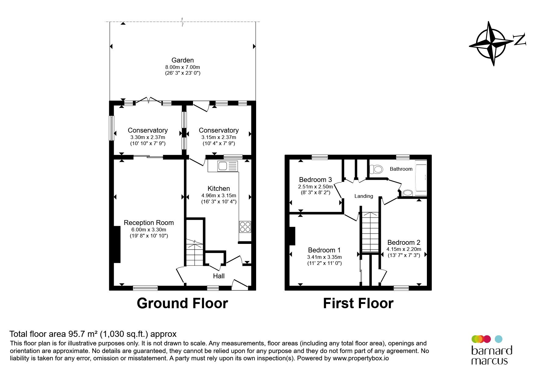 106, Long Walk, Epsom floorplan