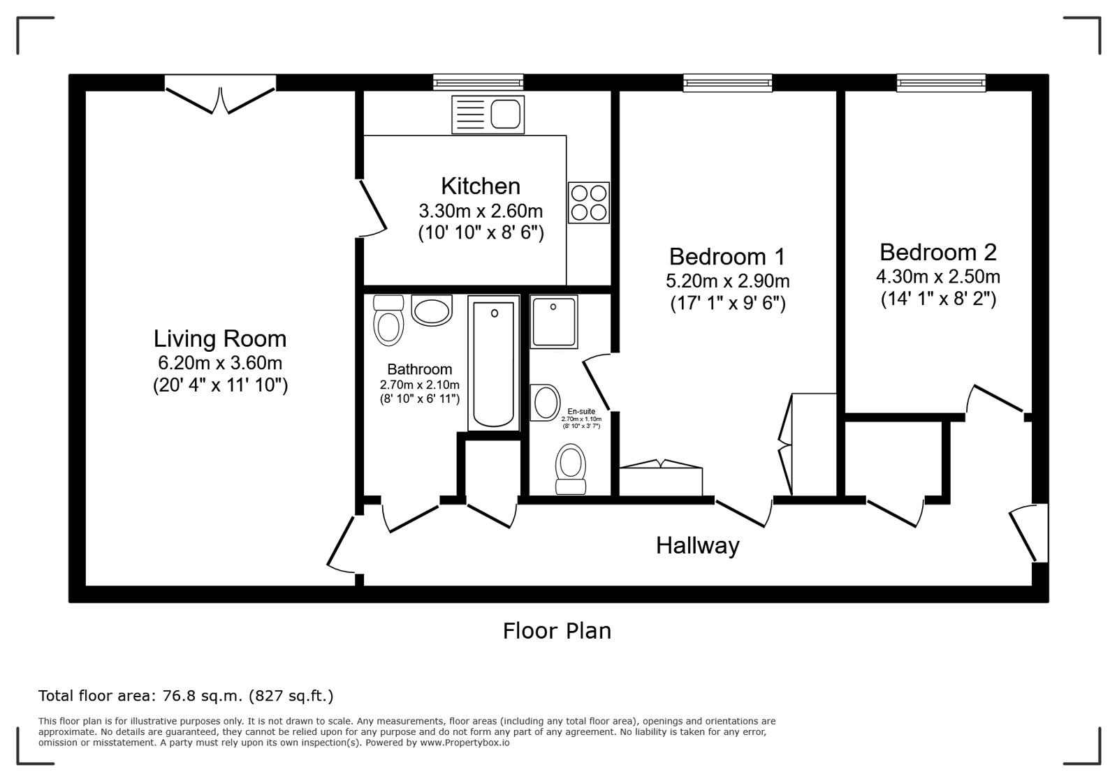 24, Blantyre House, Castlefield floorplan