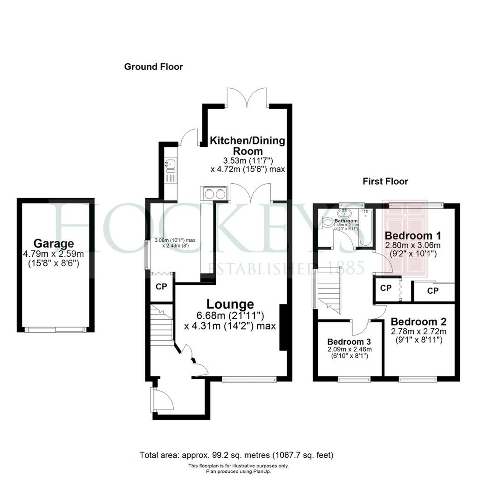 16 Springfield Road, Cambridge floorplan