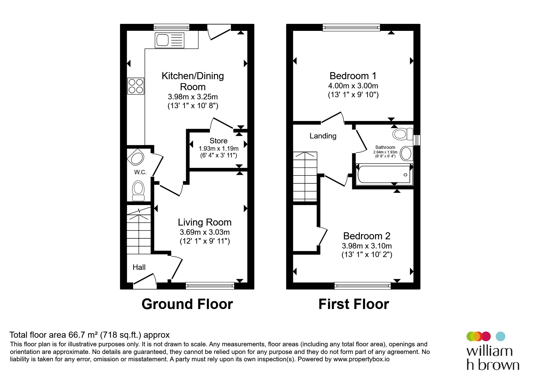 98, School Street, Rotherham floorplan