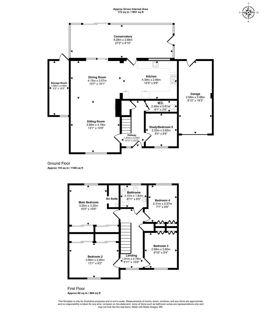 3 Charlotte Gardens, Blandford Hill, Winterborne Whitechurch floorplan
