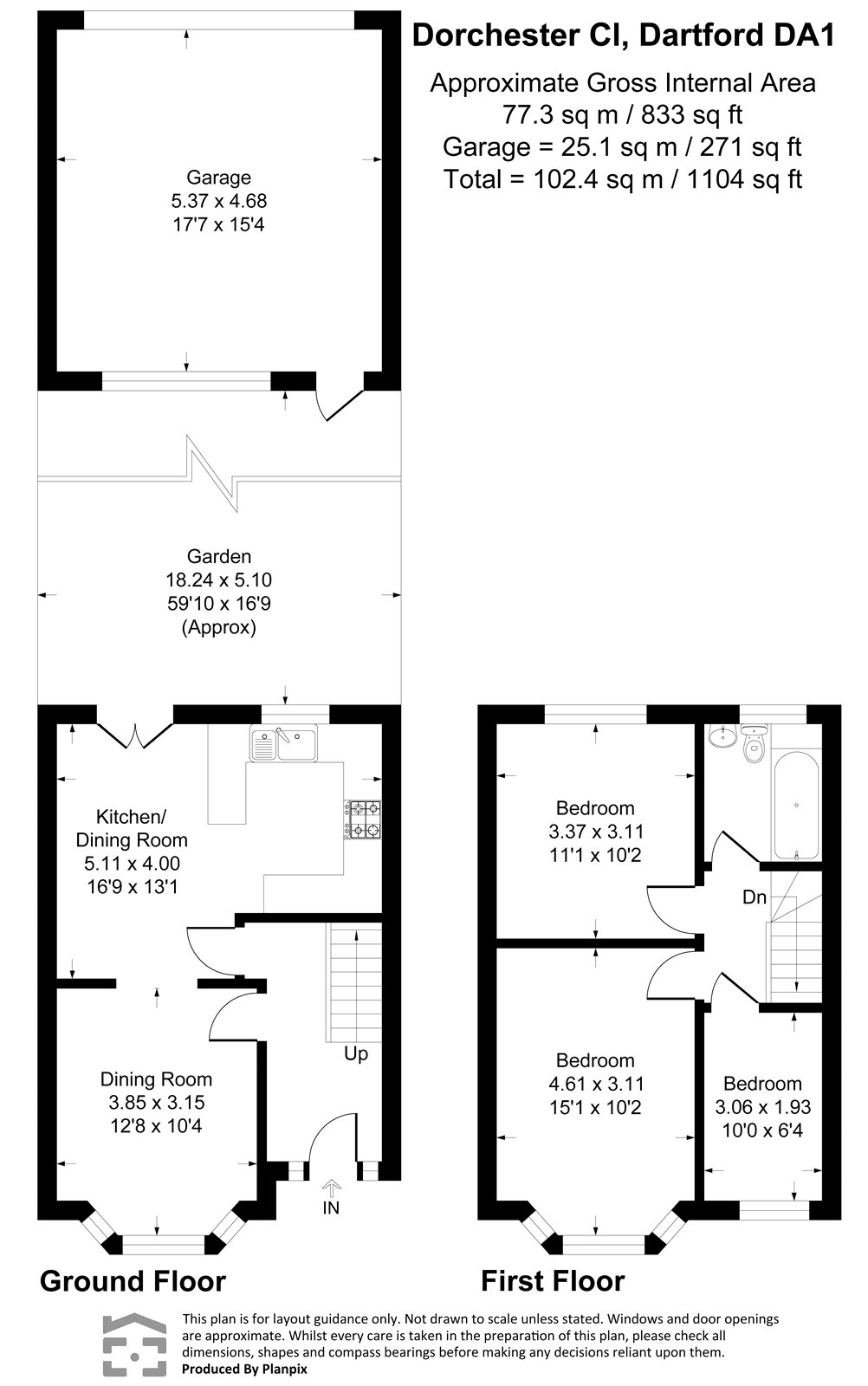 31, Dorchester Close, Kent floorplan