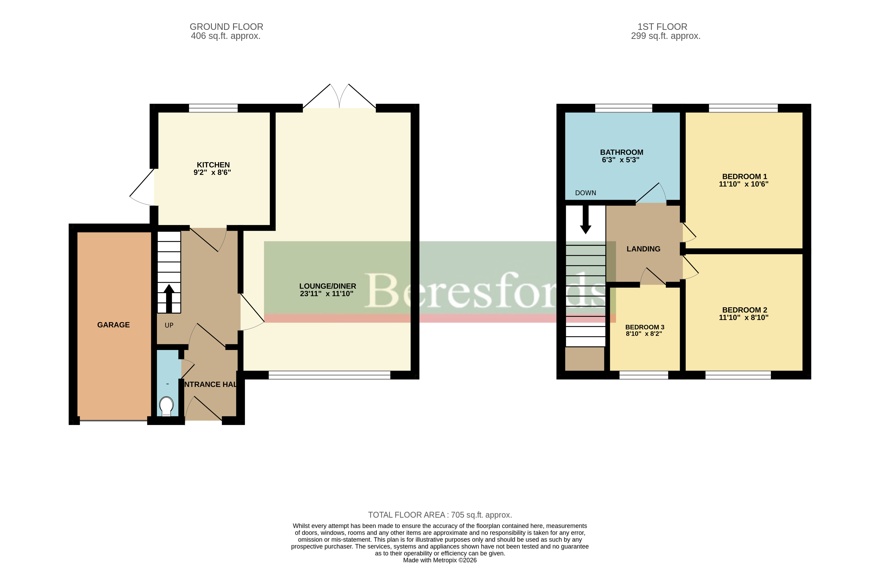 27, Hamilton Crescent, Brentwood floorplan