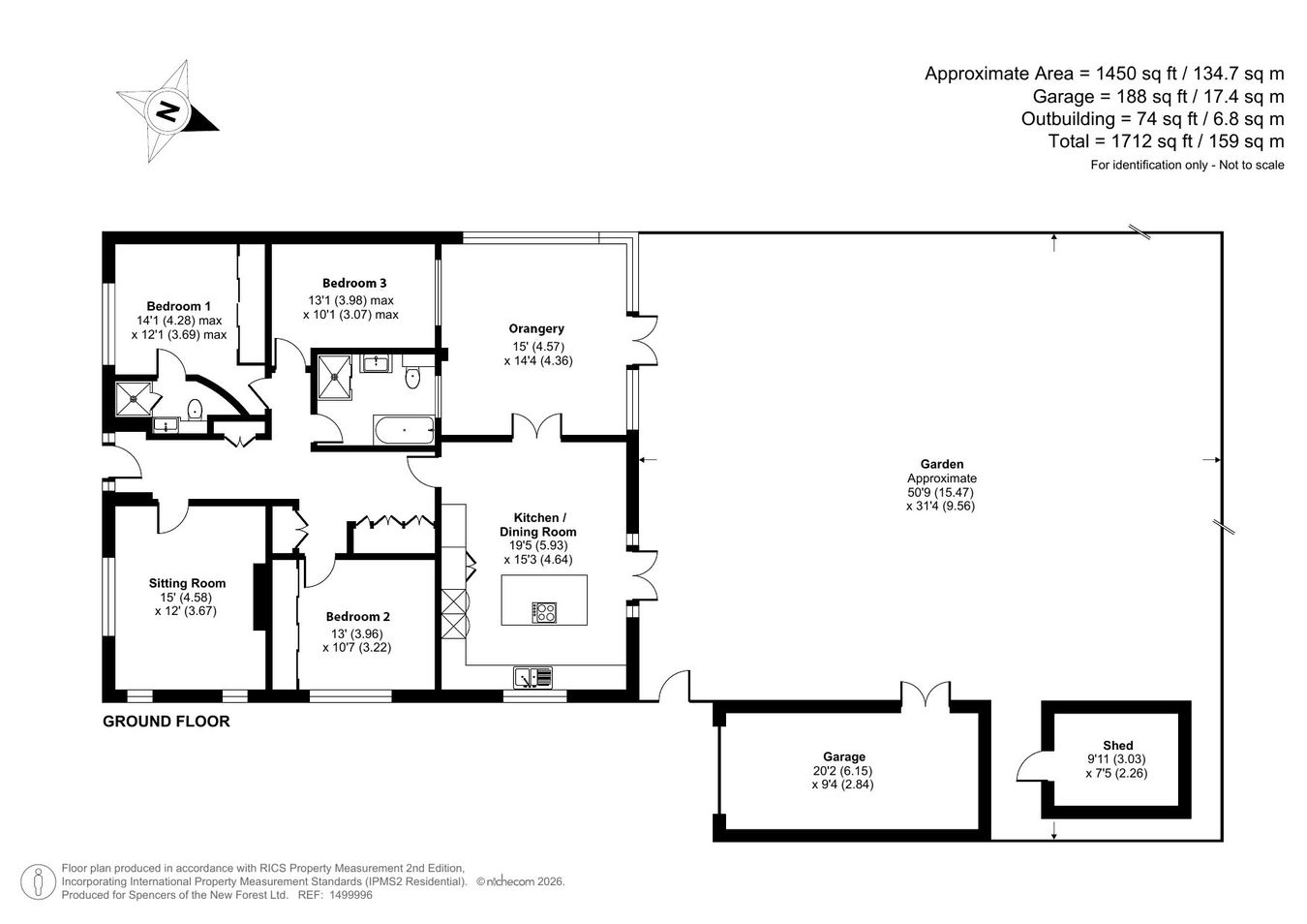33, Heathwood Avenue, New Milton floorplan