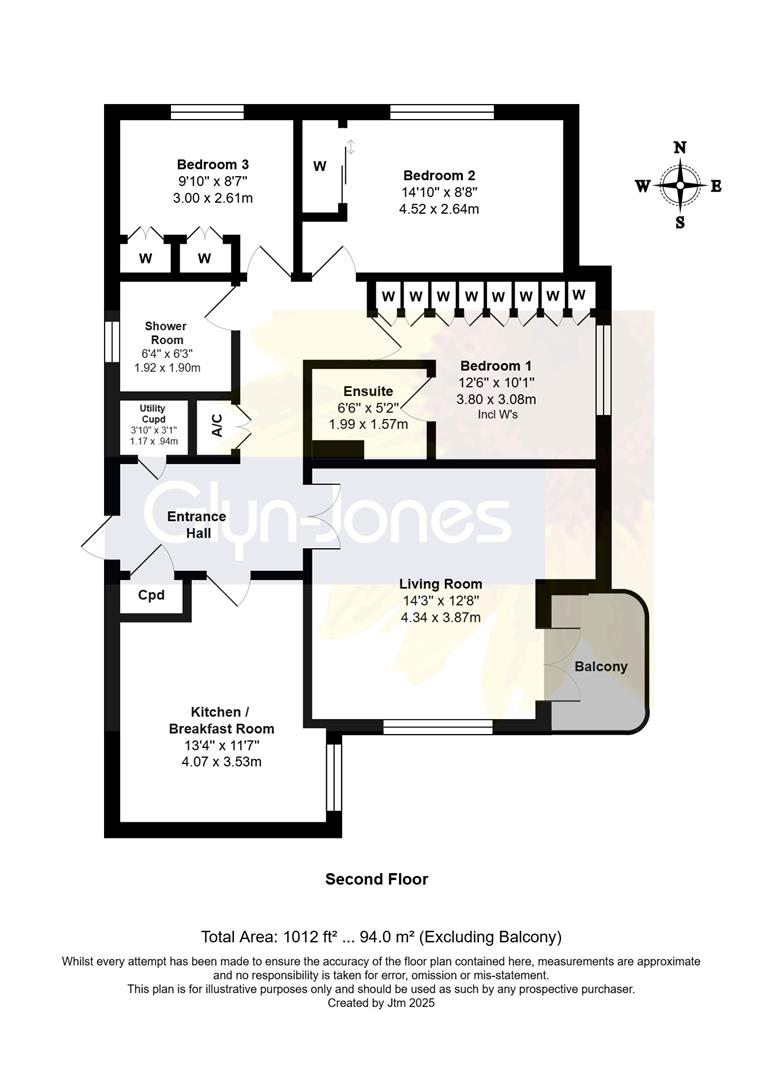 5 Strand Court, Harsfold Road, Rustington floorplan