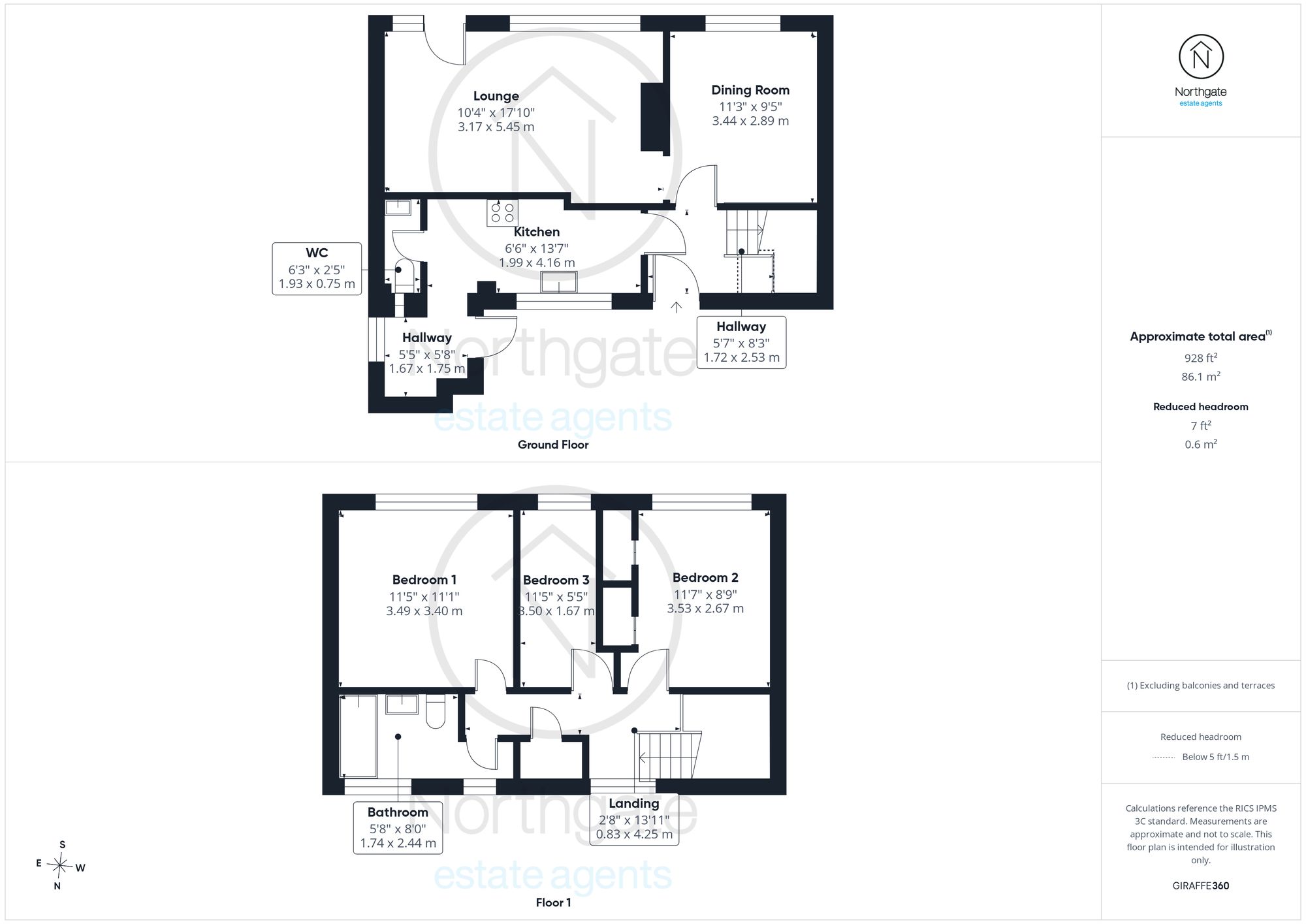 23 Lee Green, Newton Aycliffe floorplan