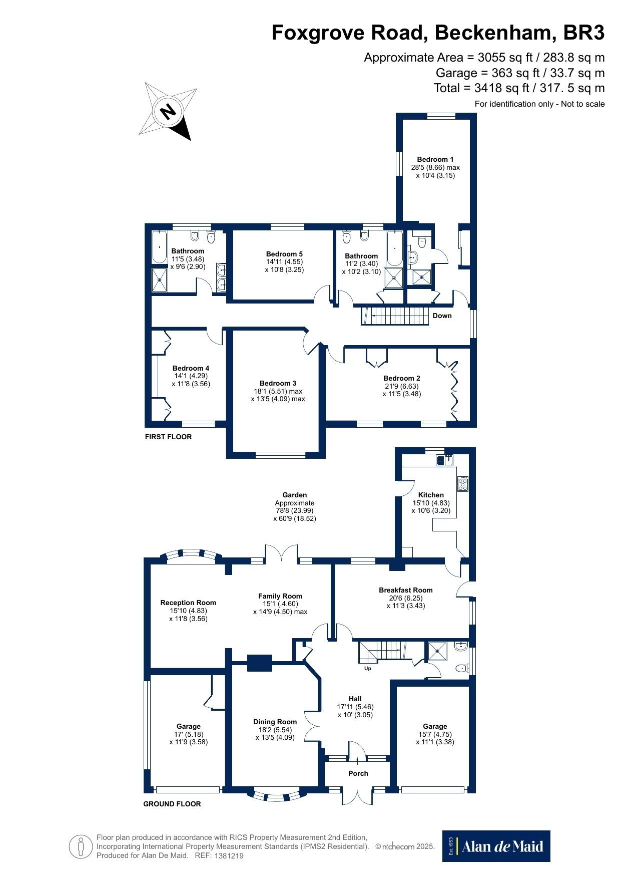57, Foxgrove Road, Beckenham floorplan