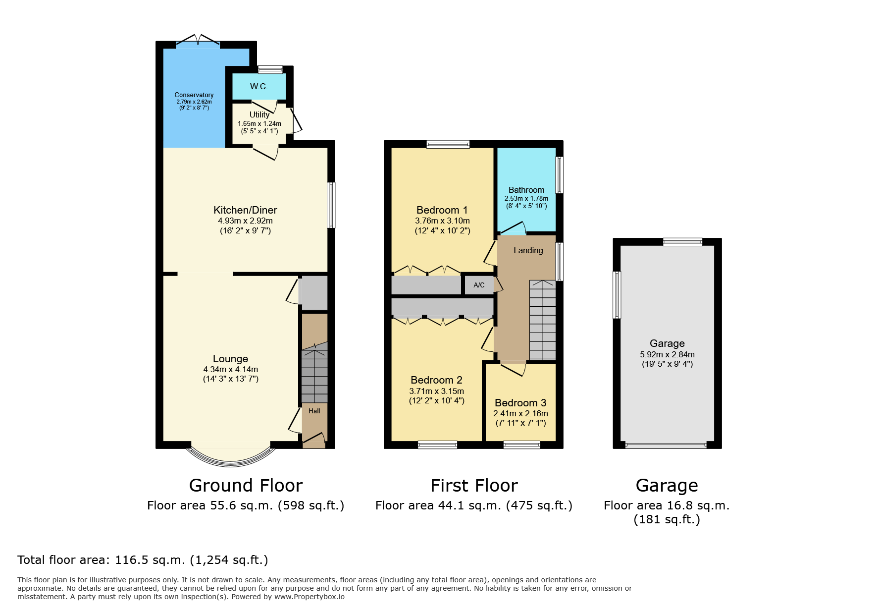 16 Farr Wood Close, Leicester floorplan