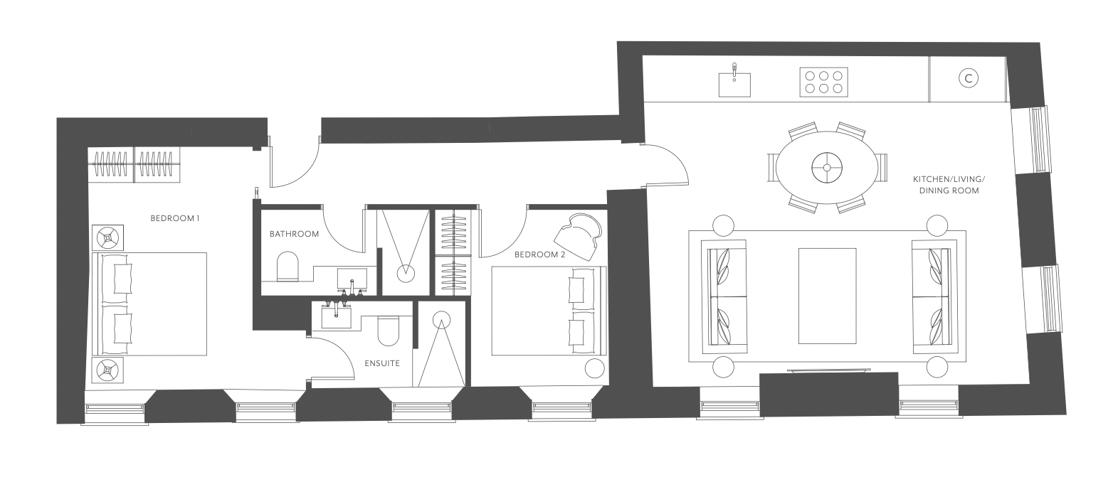 Hertford Street Residences, Hertford Street, London floorplan