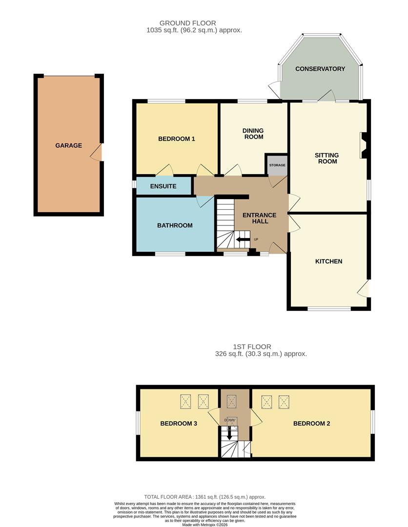 1, Park Meadows, Lowestoft floorplan