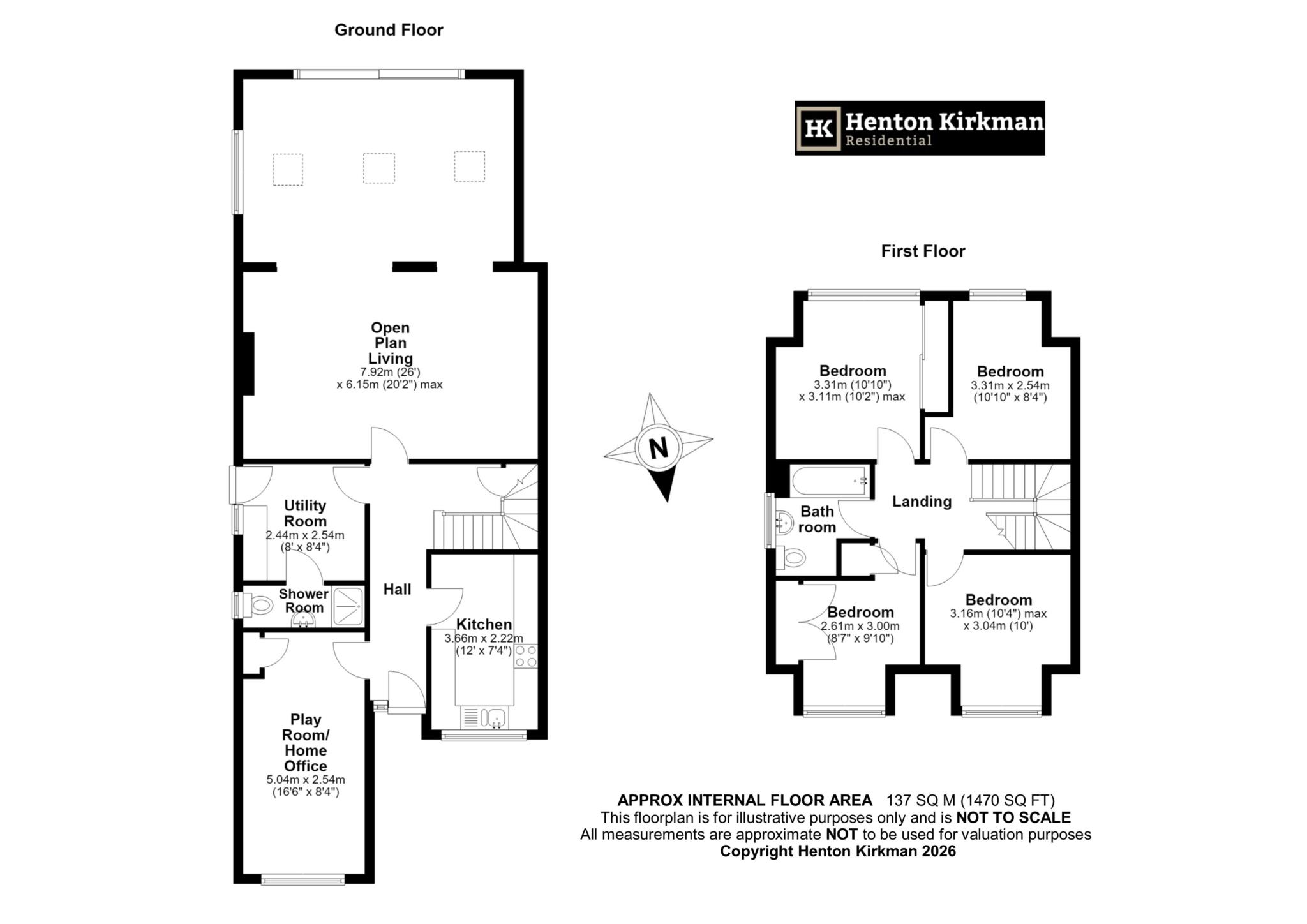 152, Norsey View Drive, Billericay floorplan