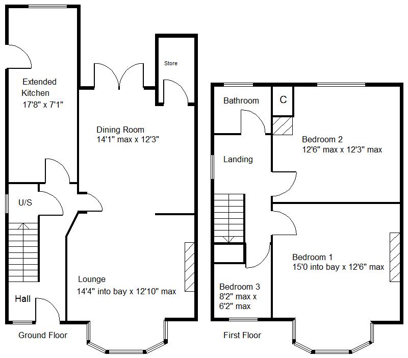152, Edlington Lane, Doncaster floorplan