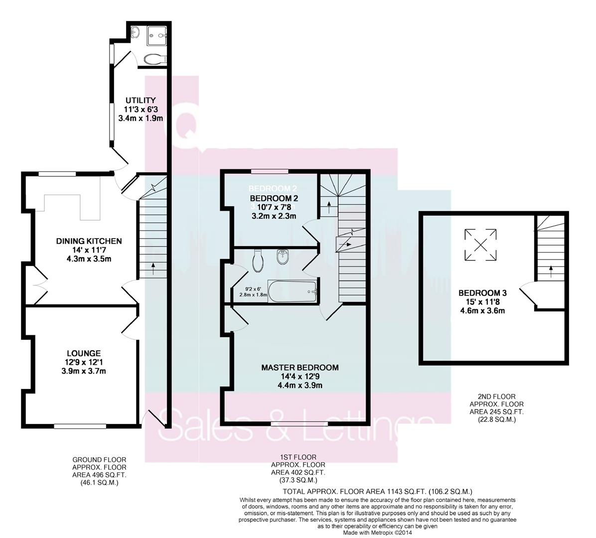 3 Bedrooms Terraced house to rent in George Street, York YO1