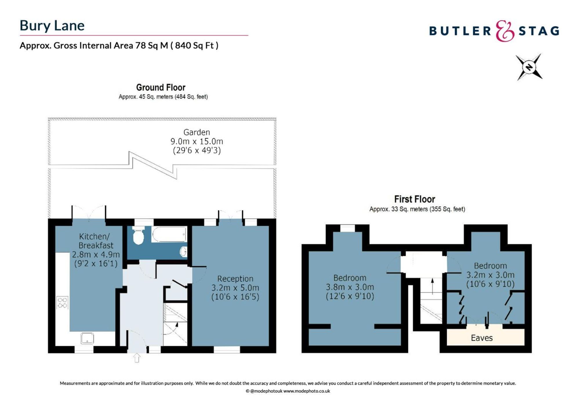 4 Creeds Farm Yard Bury Lane, Epping floorplan