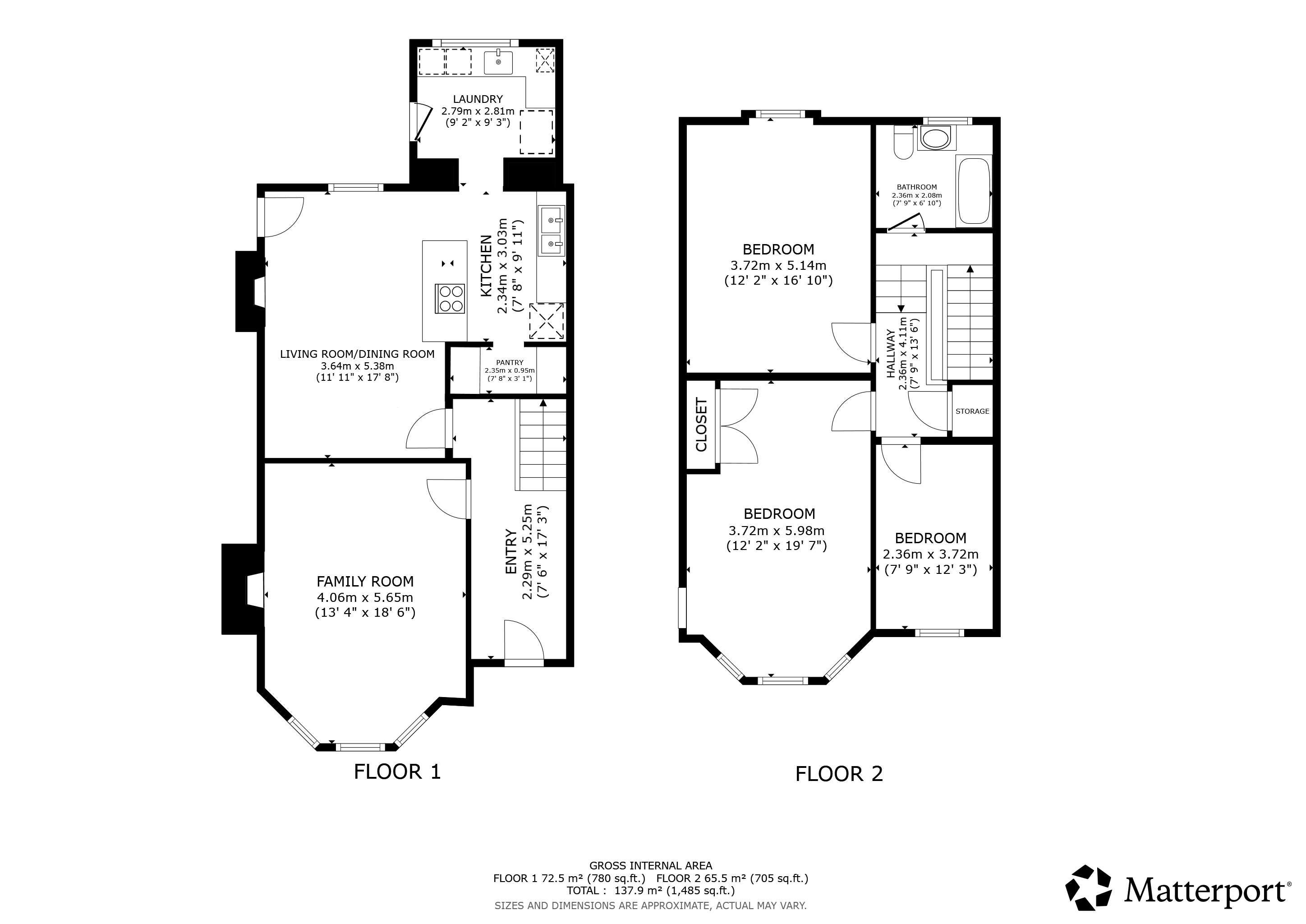 42 Kings Park Avenue, Glasgow floorplan