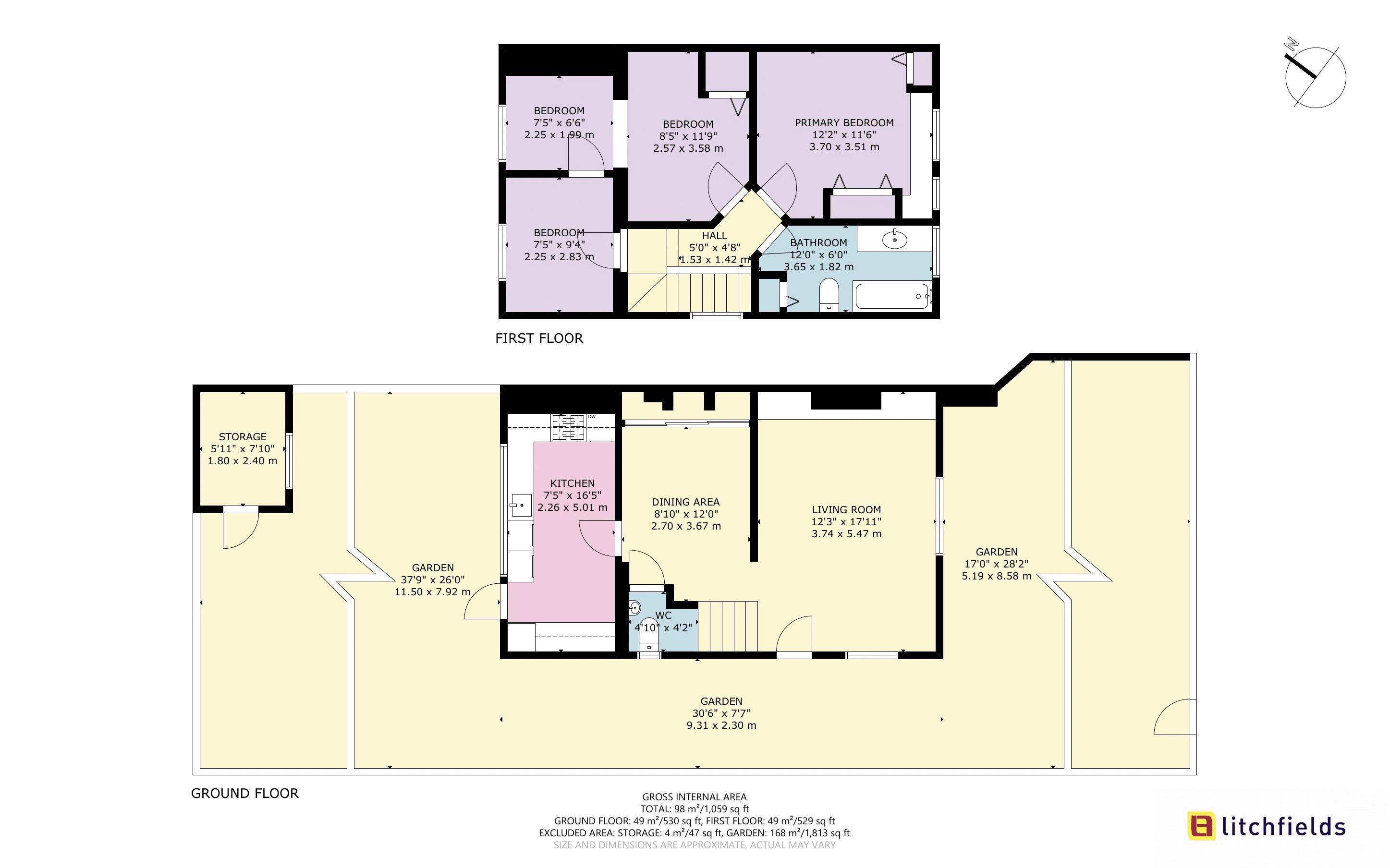 164, Hampstead Way, Hampstead Garden Suburb floorplan