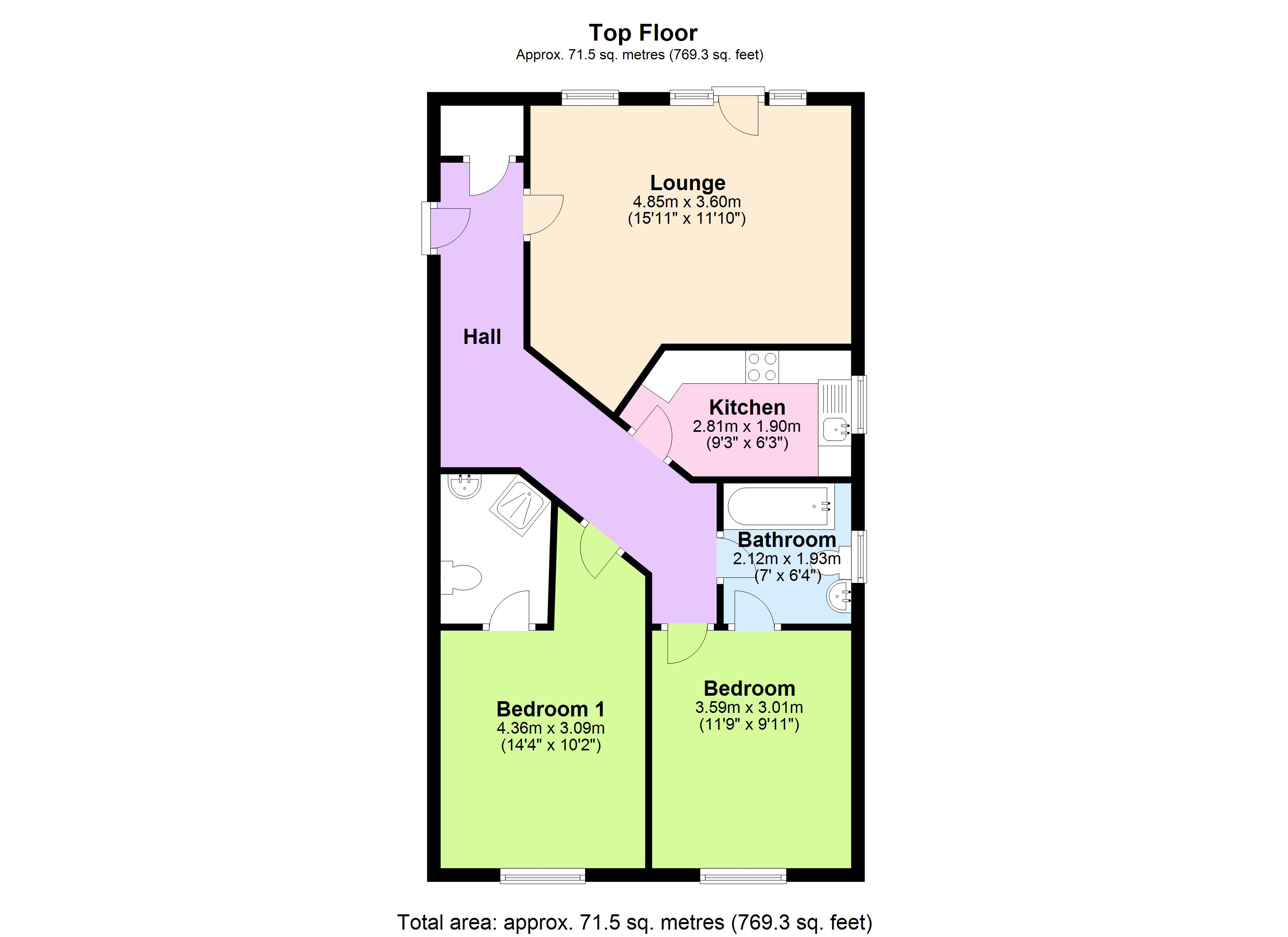 26, Newland Gardens, Hertford floorplan