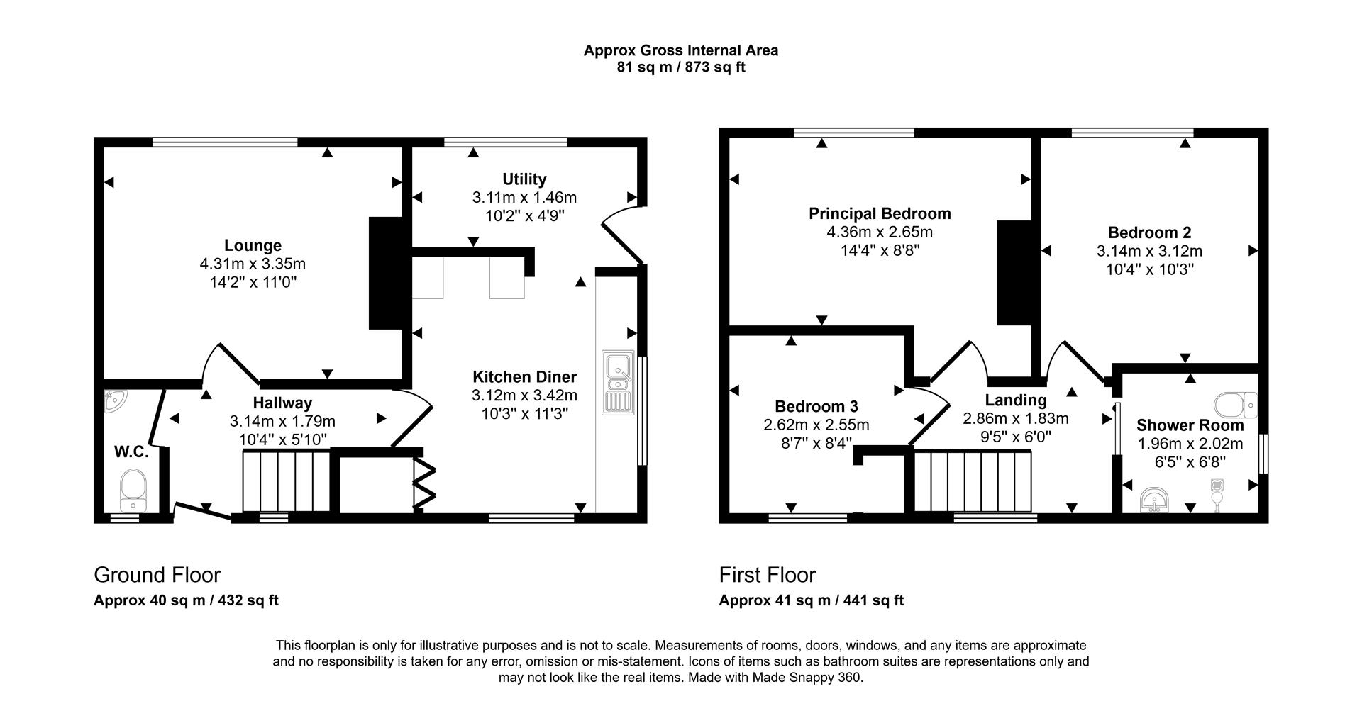 Carr Lane, Dereham floorplan